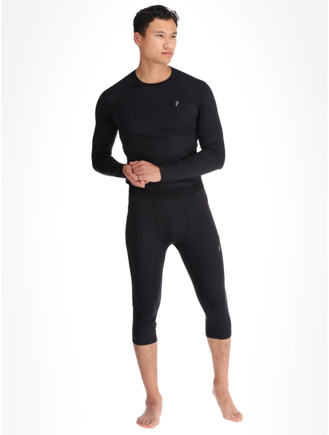 Peak Performance, W Spirit Short John pantalón termoactivo hombres Black negro 