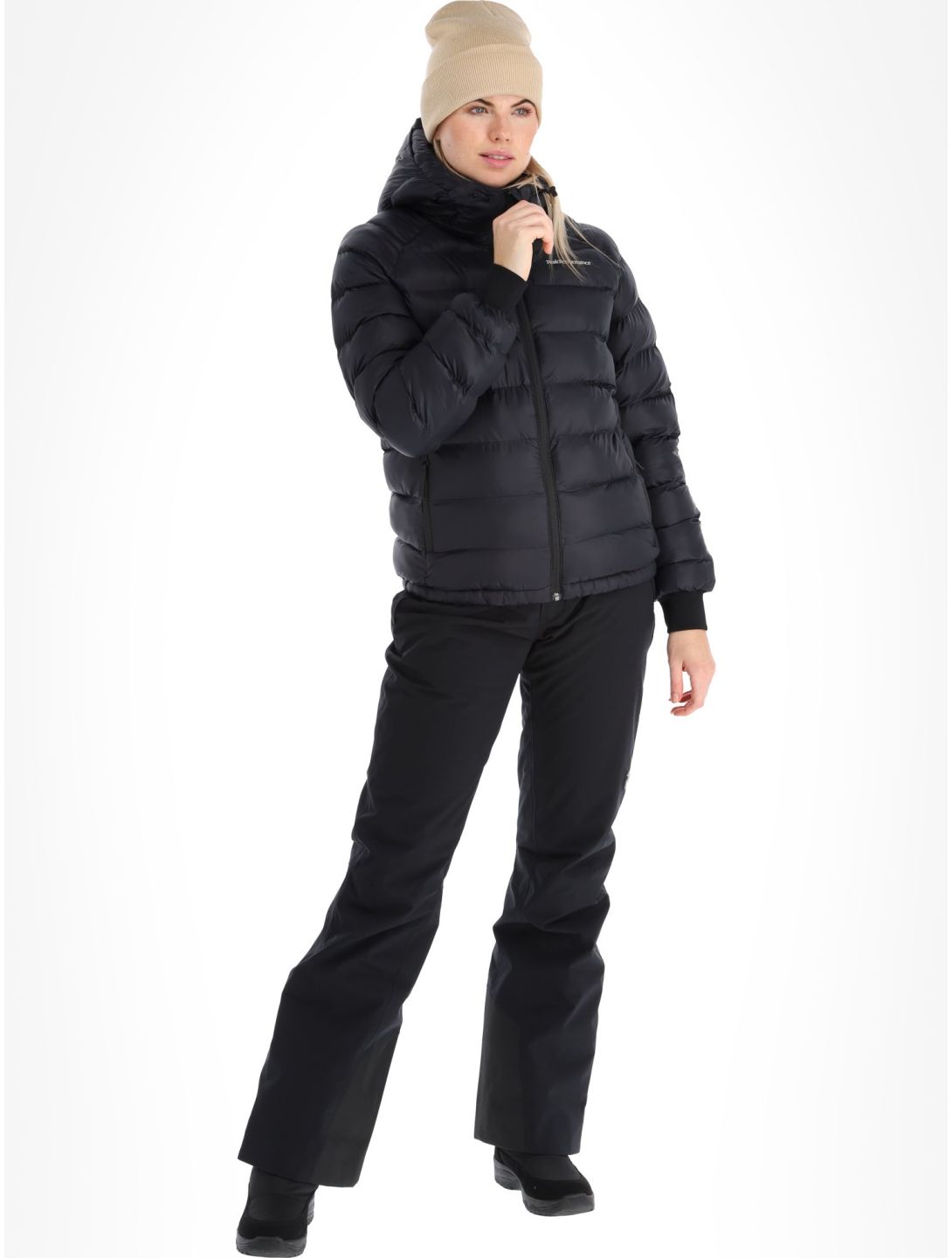 Peak Performance, W Tomic Insulated Hood chaqueta de plumas mujeres Black negro 