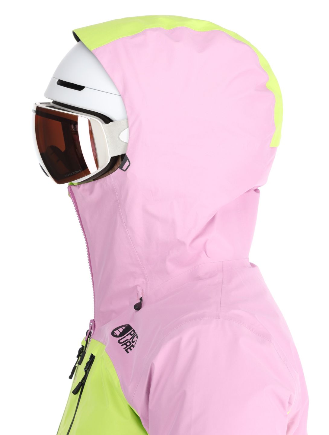 Picture, Acidid 3L chaqueta de esquí hardshell mujeres Orchid Acid Lime rosa, verde 