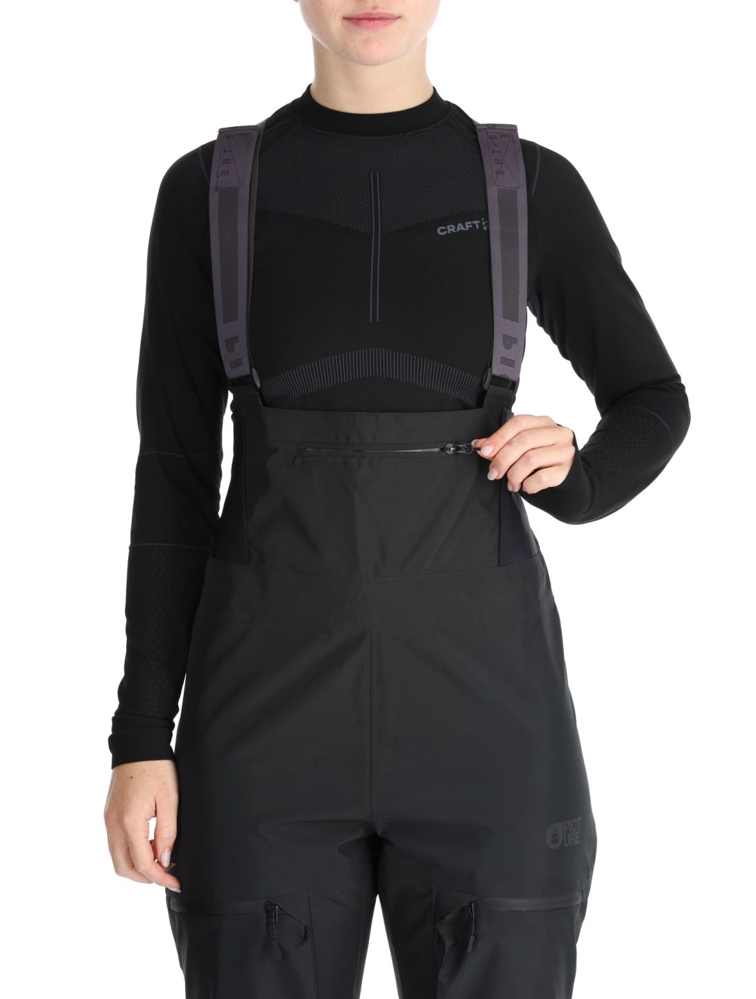 Picture, Aeron 3L pantalones de esquí hardshell mujeres Black negro 