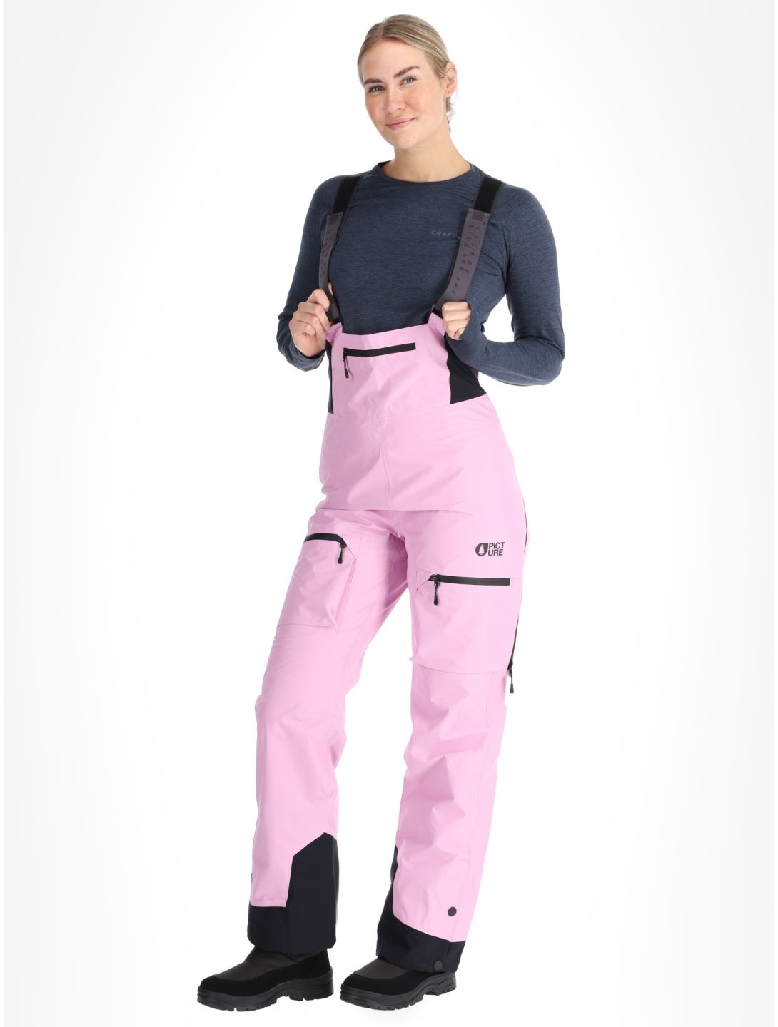 Picture, Allea 3L Xpore pantalones de esquí hardshell mujeres Orchid rosa 