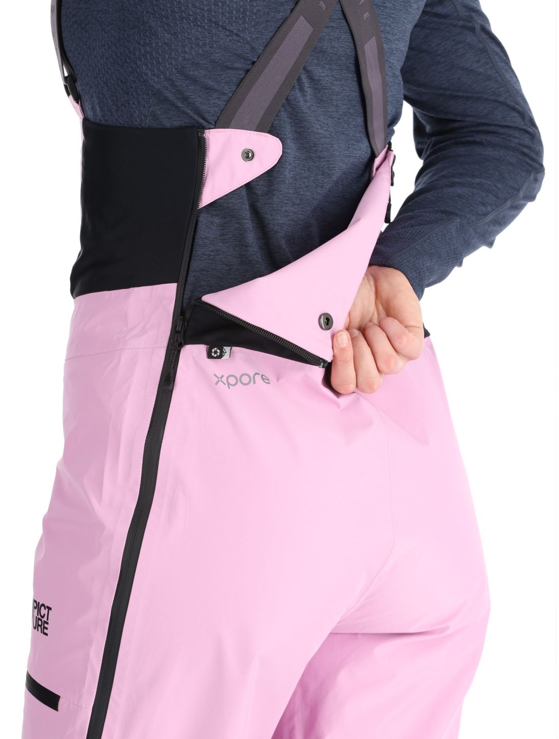 Picture, Allea 3L Xpore pantalones de esquí hardshell mujeres Orchid rosa 