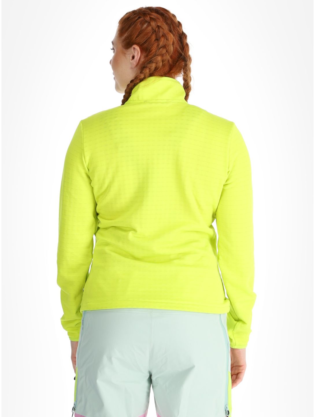 Picture, Bake W 1/4 Grid jersey mujeres Acid Lime verde 