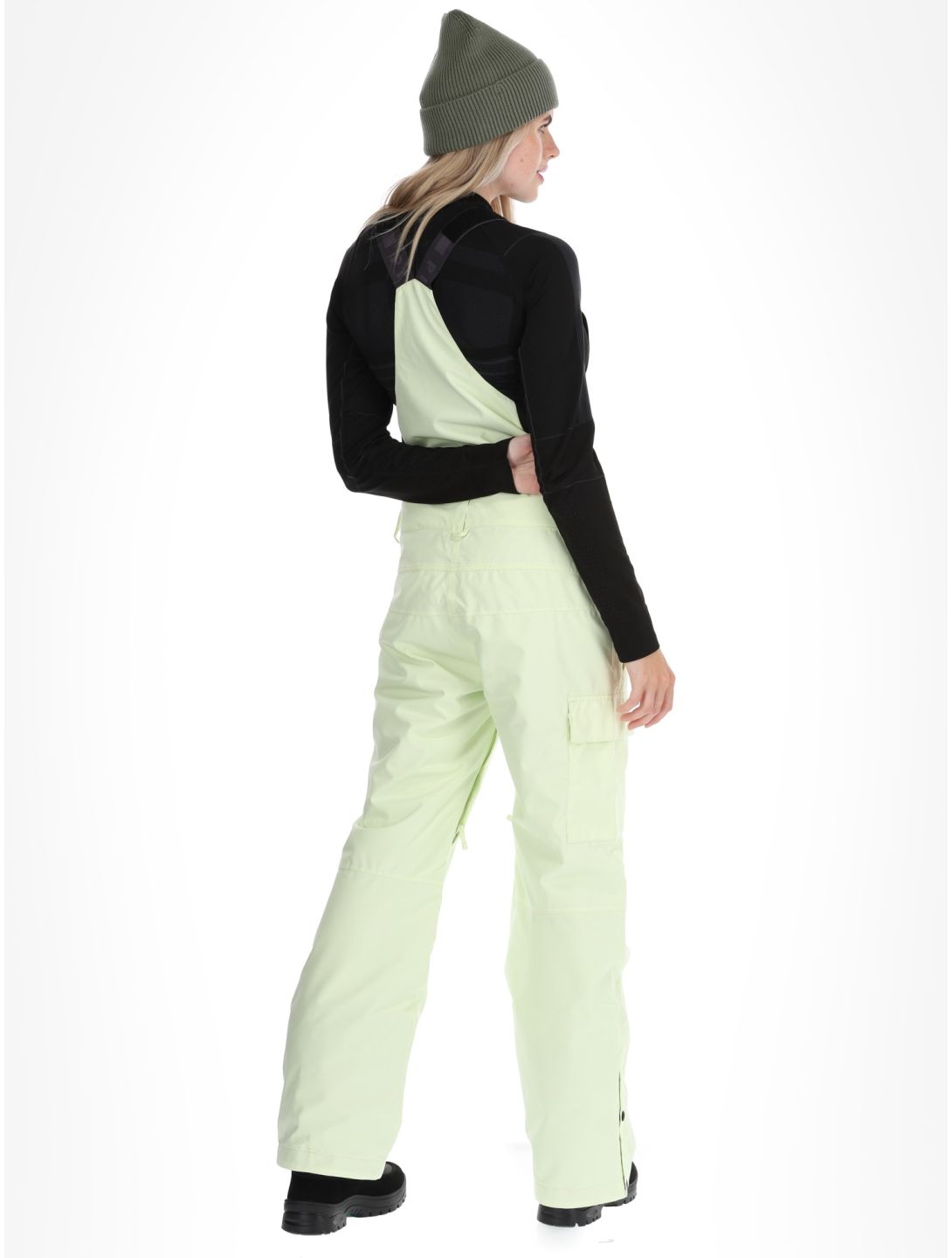 Picture, Brita pantalones de esquí BIB mujeres Lime Cream verde 