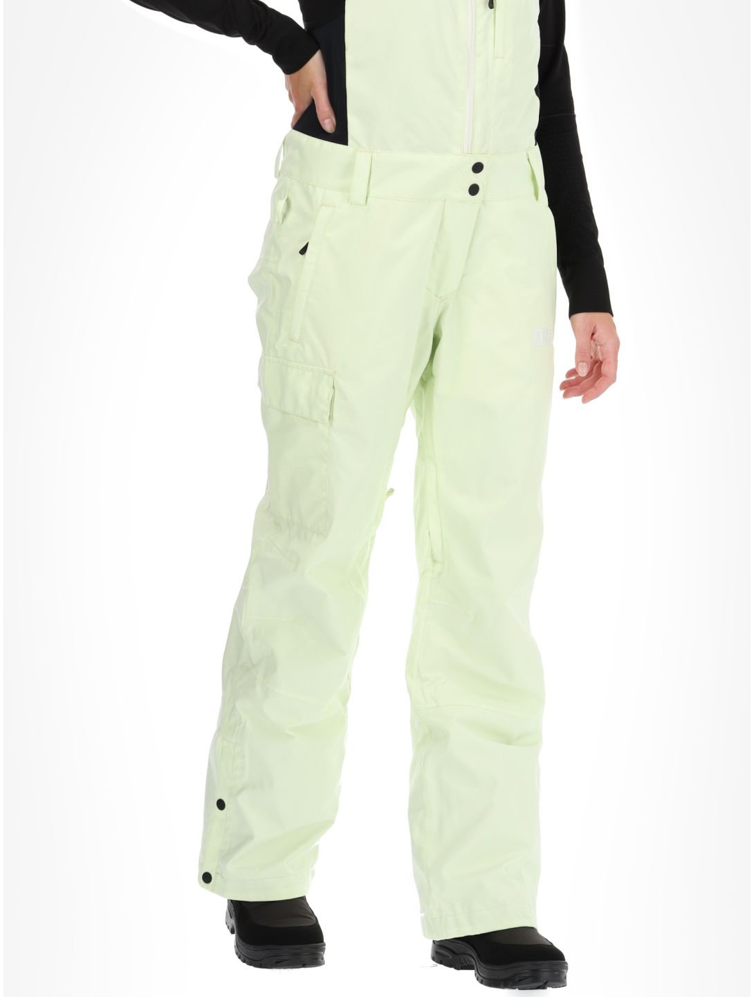 Picture, Brita pantalones de esquí BIB mujeres Lime Cream verde 