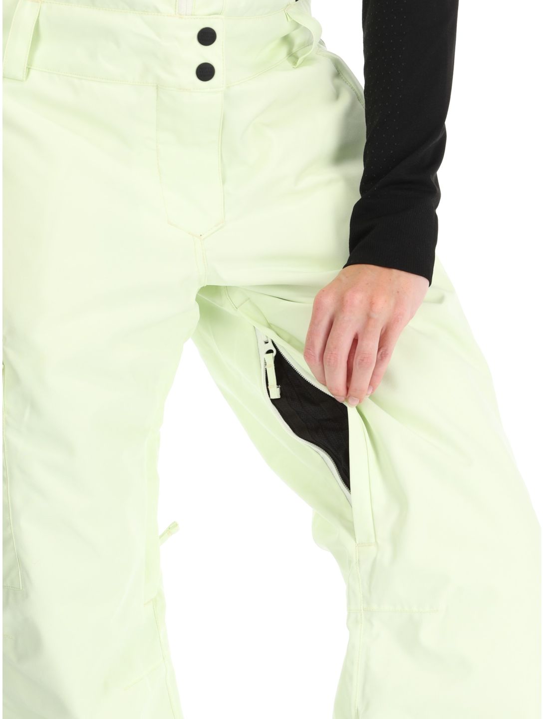 Picture, Brita pantalones de esquí BIB mujeres Lime Cream verde 