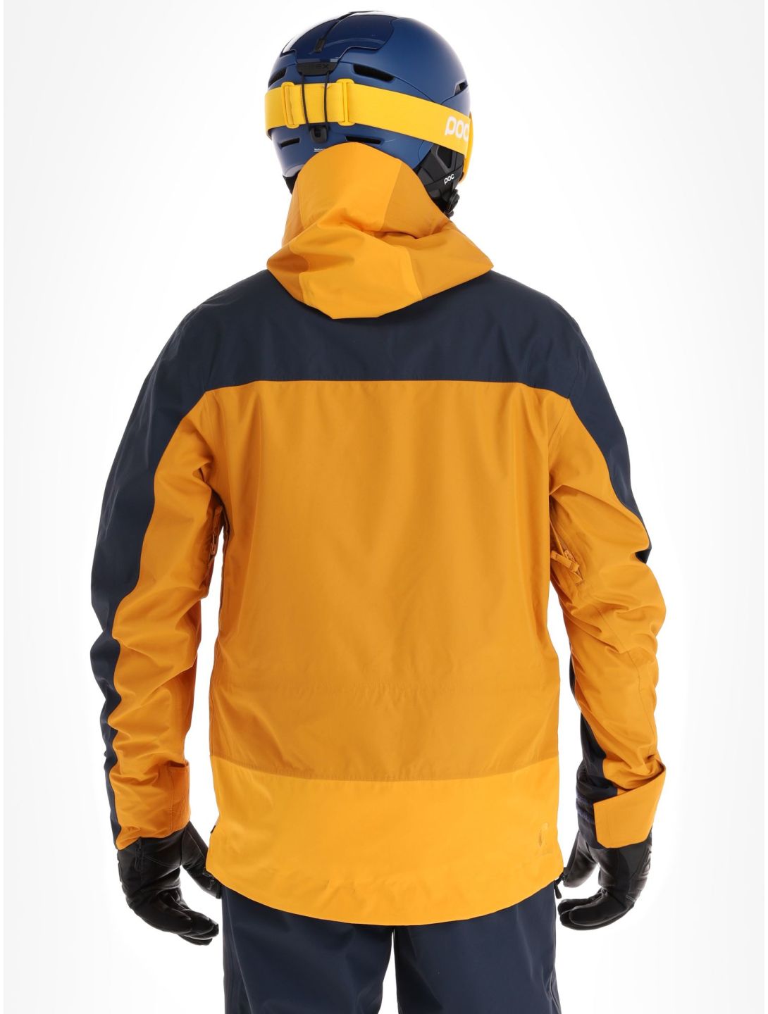 Picture, Broader 3L chaqueta de esquí hardshell hombres Camel-Dark Blue azul, naranja 