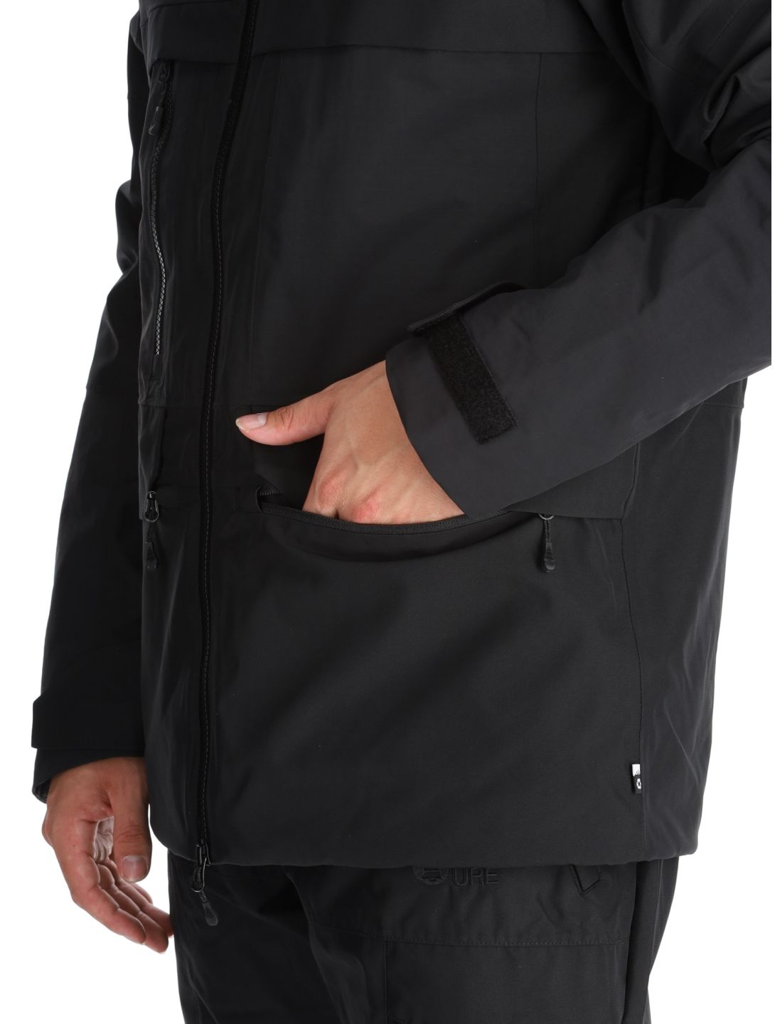 Picture, Dugnad chaqueta de esquí hombres Black negro 