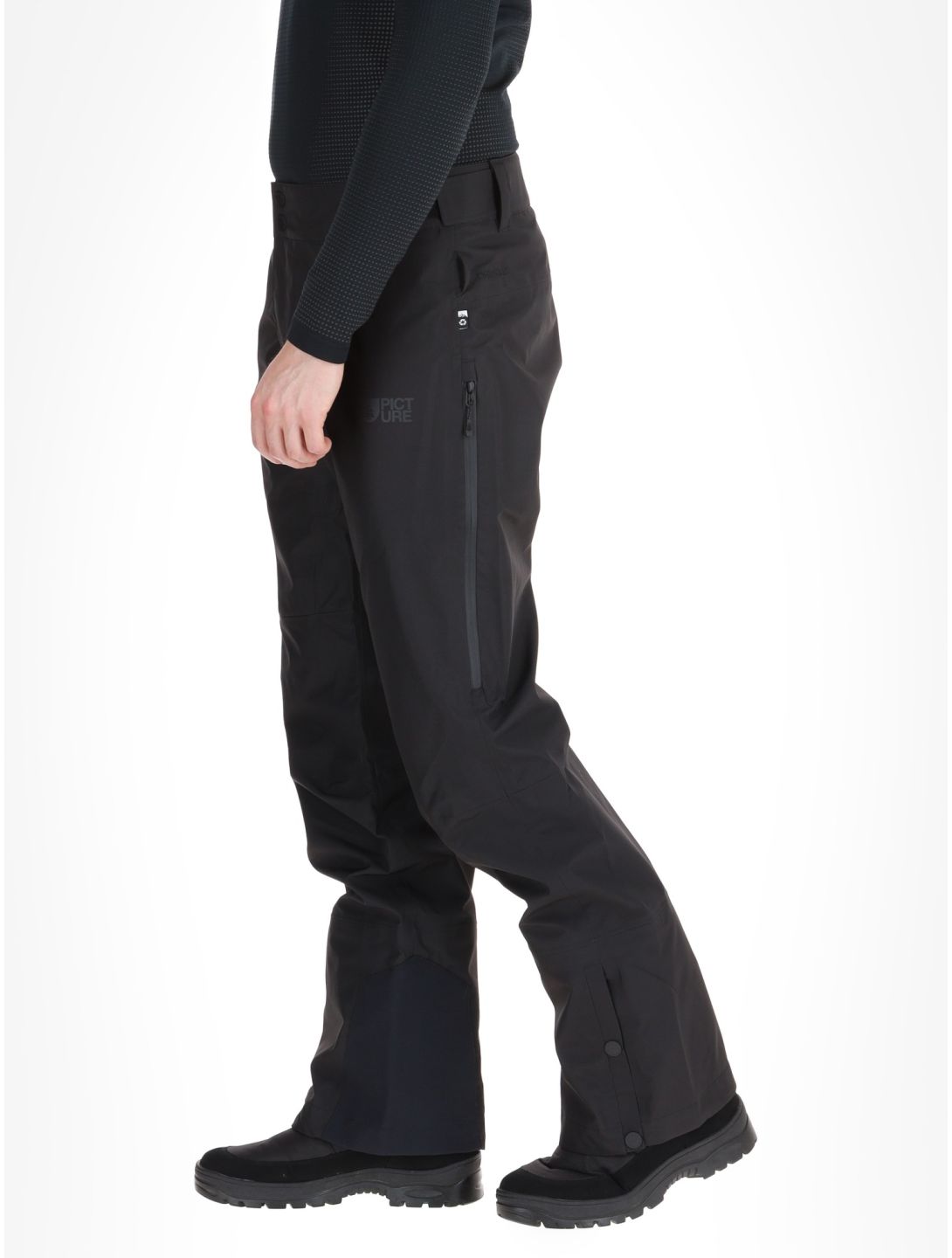 Picture, Eron 3L pantalones de esquí hardshell hombres Black negro 