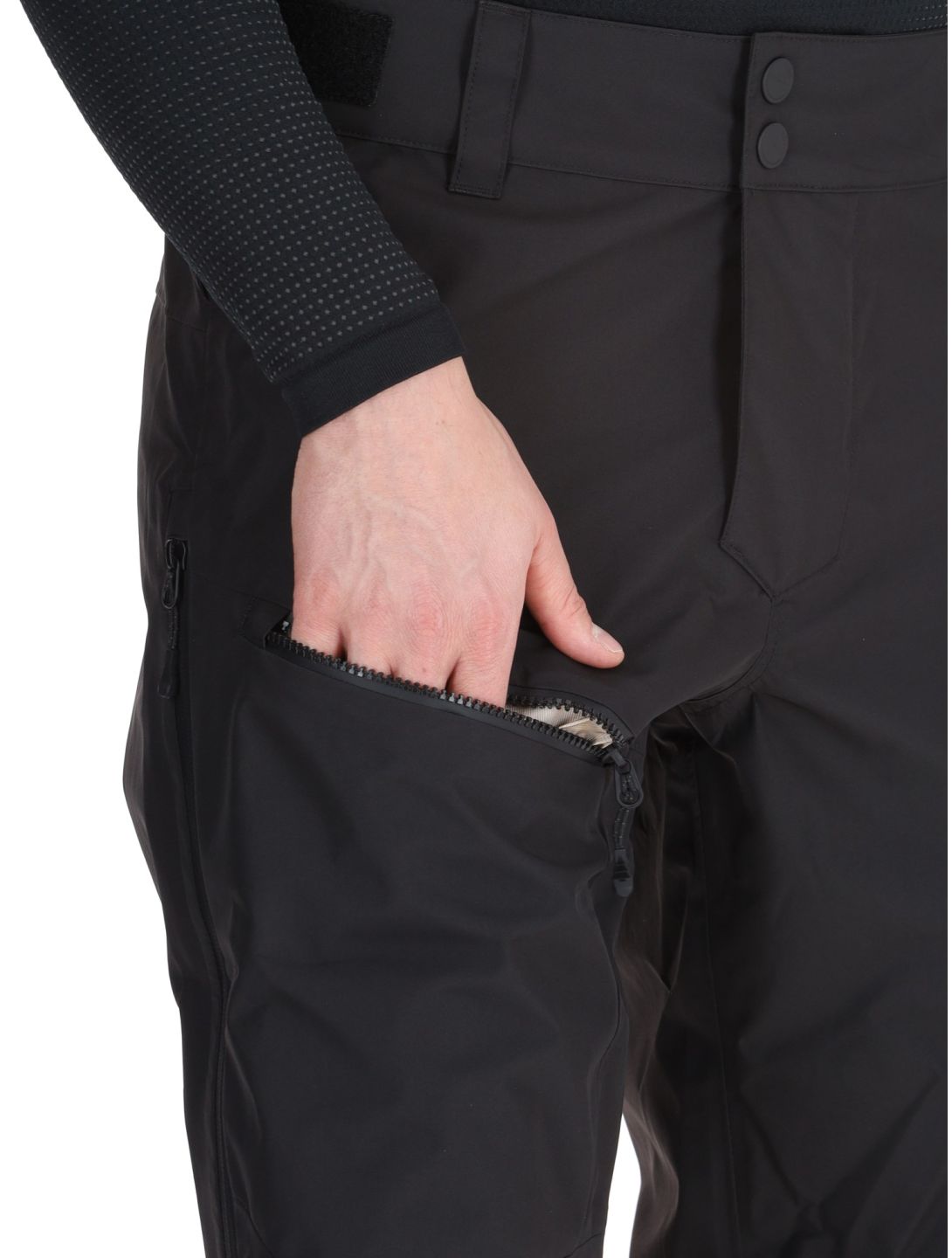 Picture, Eron 3L pantalones de esquí hardshell hombres Black negro 