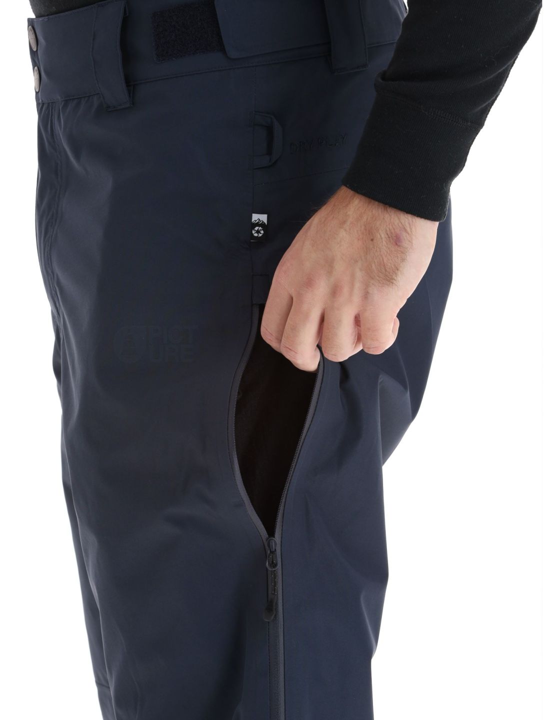 Picture, Eron 3L pantalones de esquí hardshell hombres Dark Blue azul 