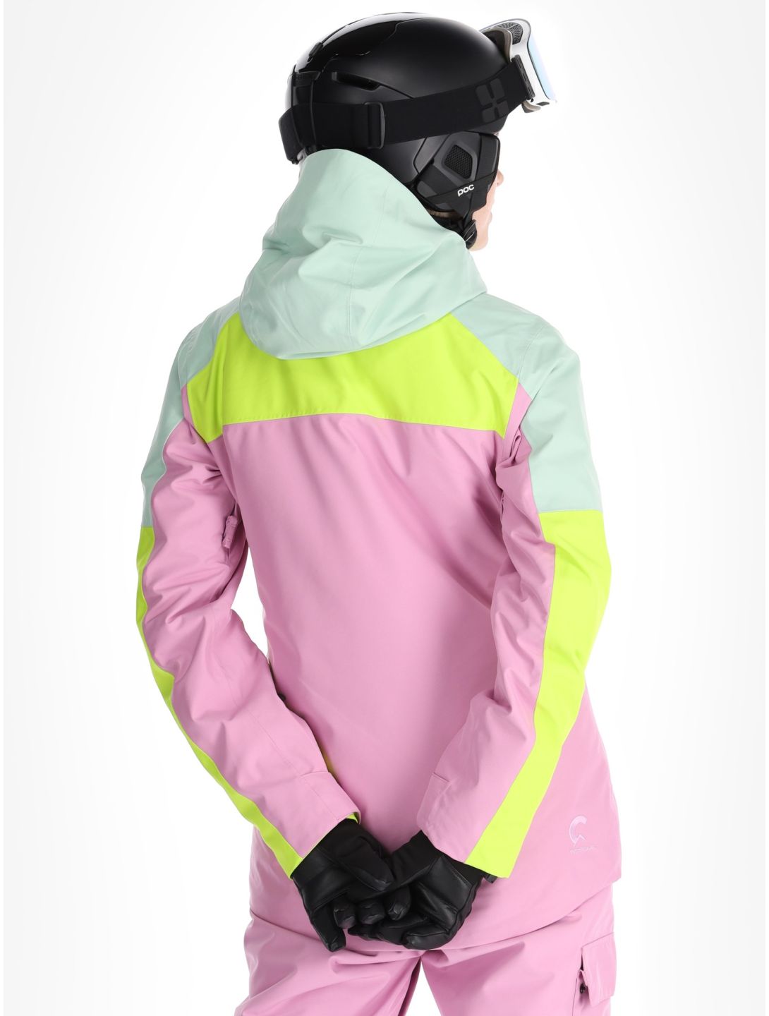 Picture, Exa chaqueta de esquí mujeres Orchid Acid Lime Silt Green rosa, verde 