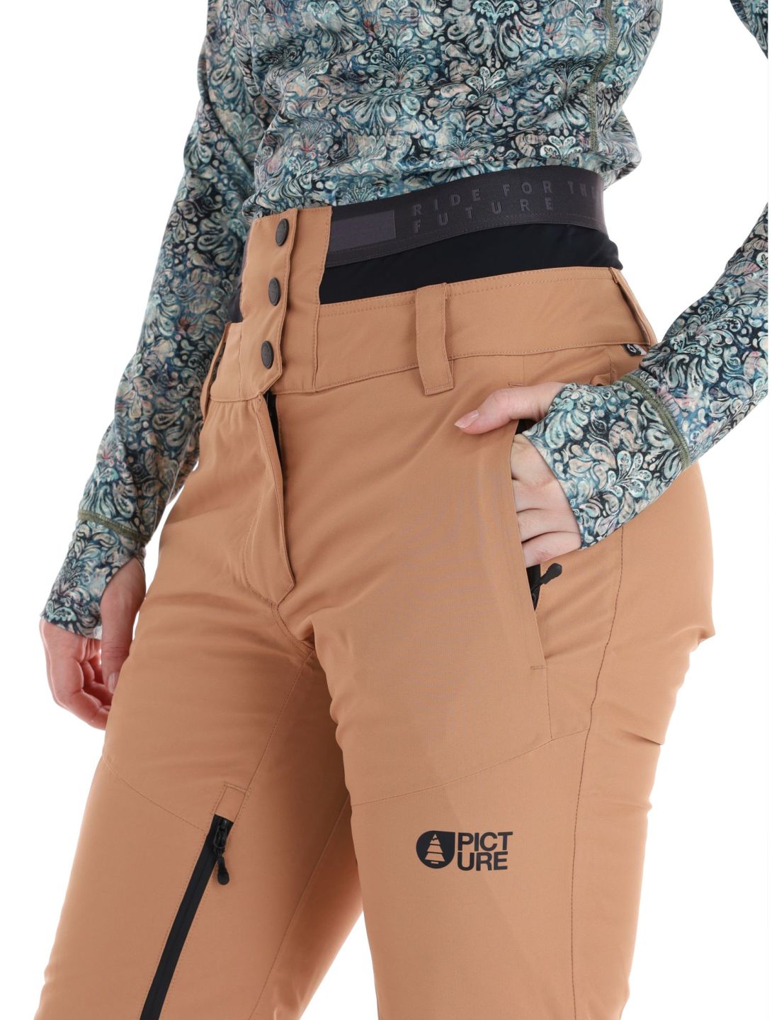 Picture, Exa pantalones de esquí mujeres Latte beige 