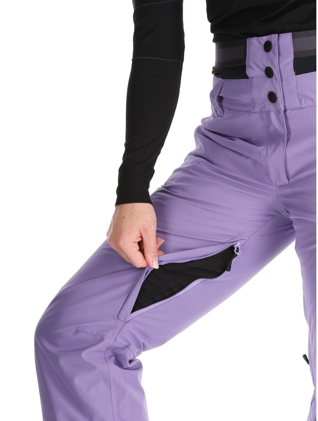 Picture, Exa pantalones de esquí mujeres Paisley Purple púrpura 