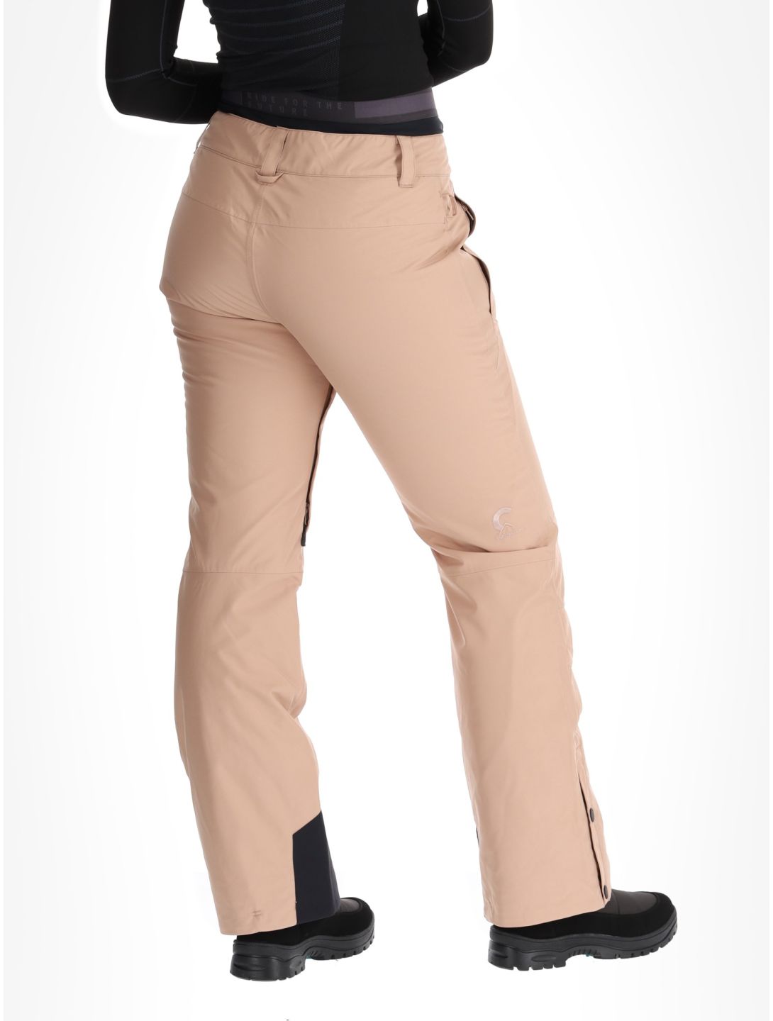 Picture, Exa pantalones de esquí mujeres Roebuck marrón 