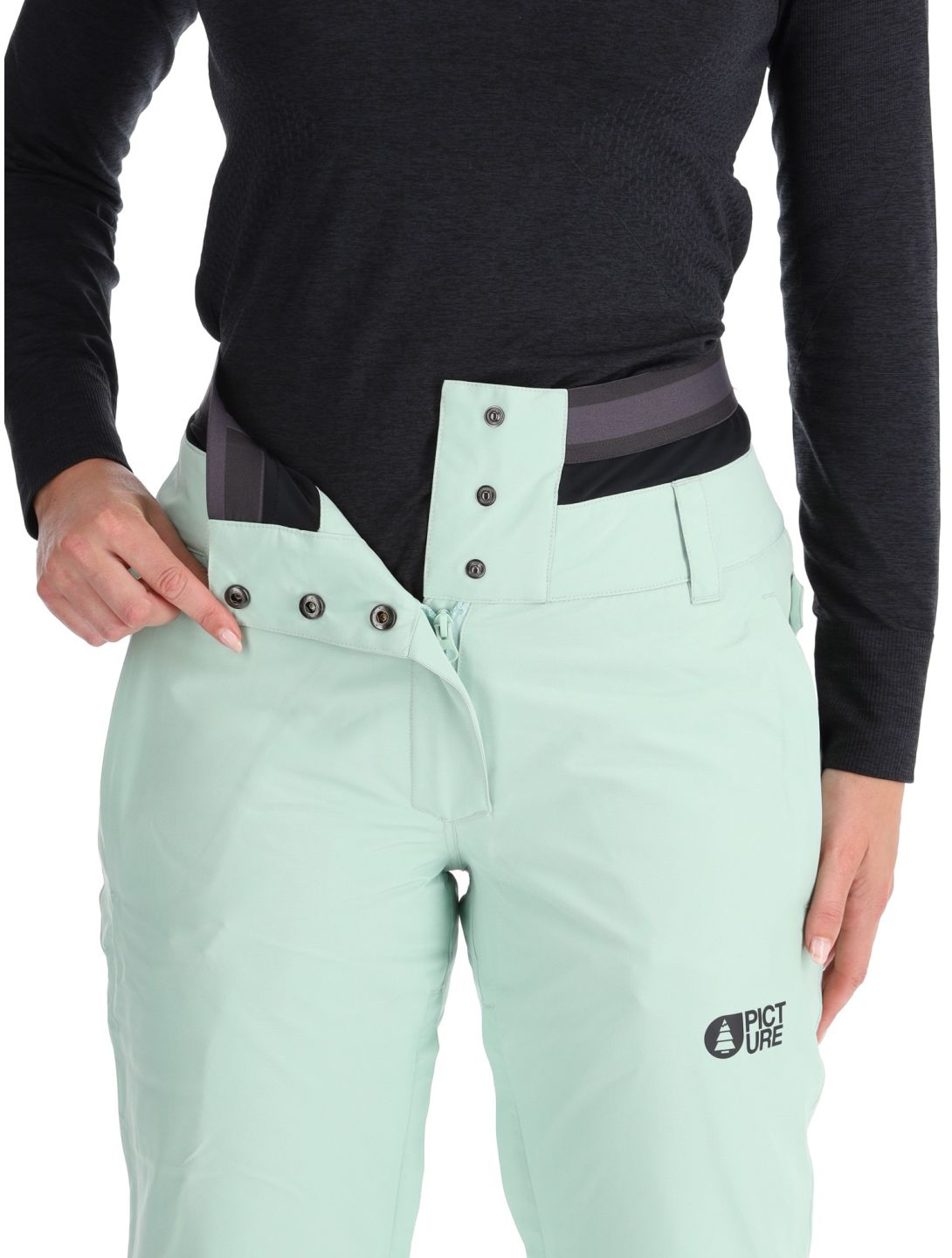 Picture, Exa pantalones de esquí mujeres Silt Green verde 