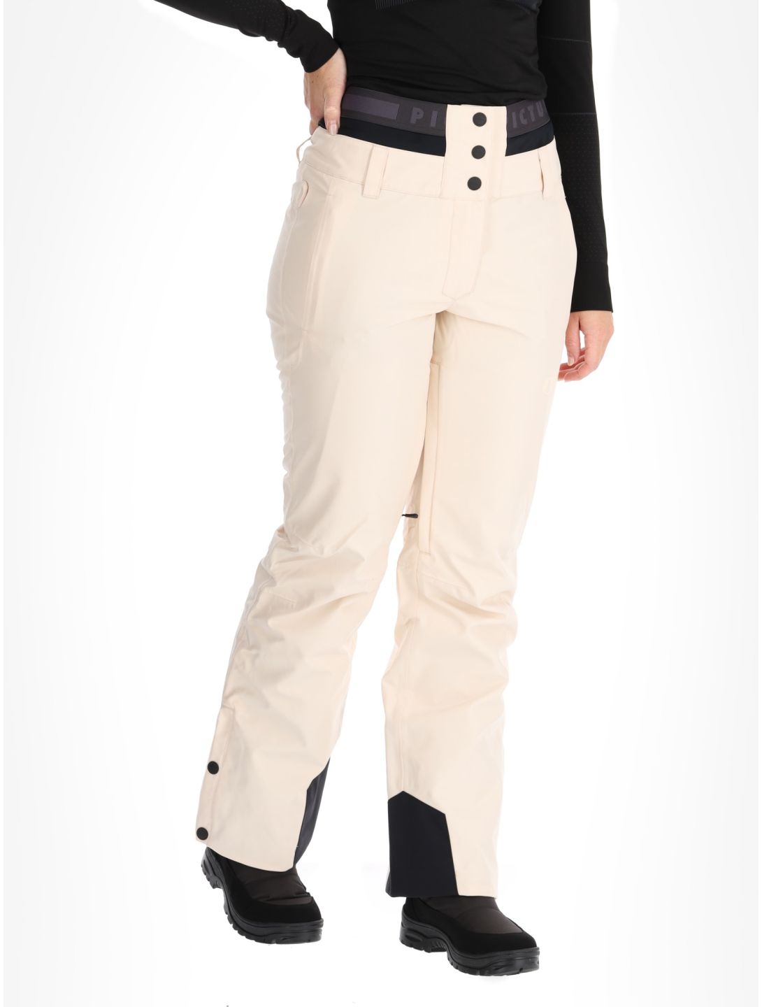 Picture, Exa pantalones de esquí mujeres Vanilla beige 