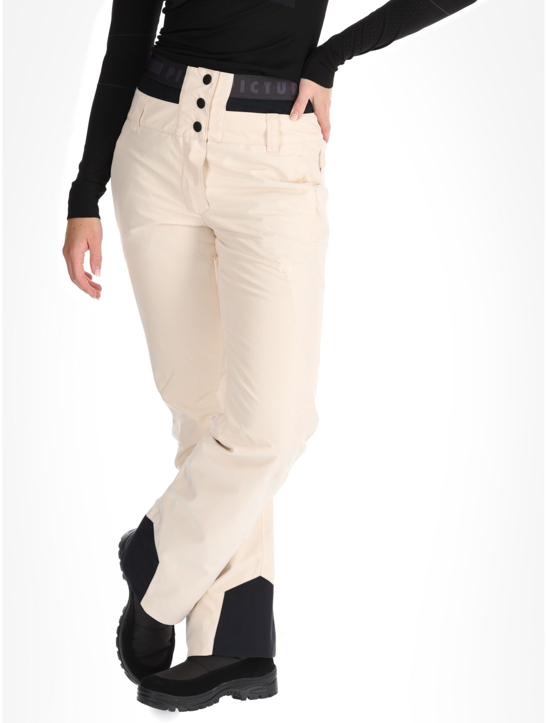 Picture, Exa pantalones de esquí mujeres Vanilla beige 