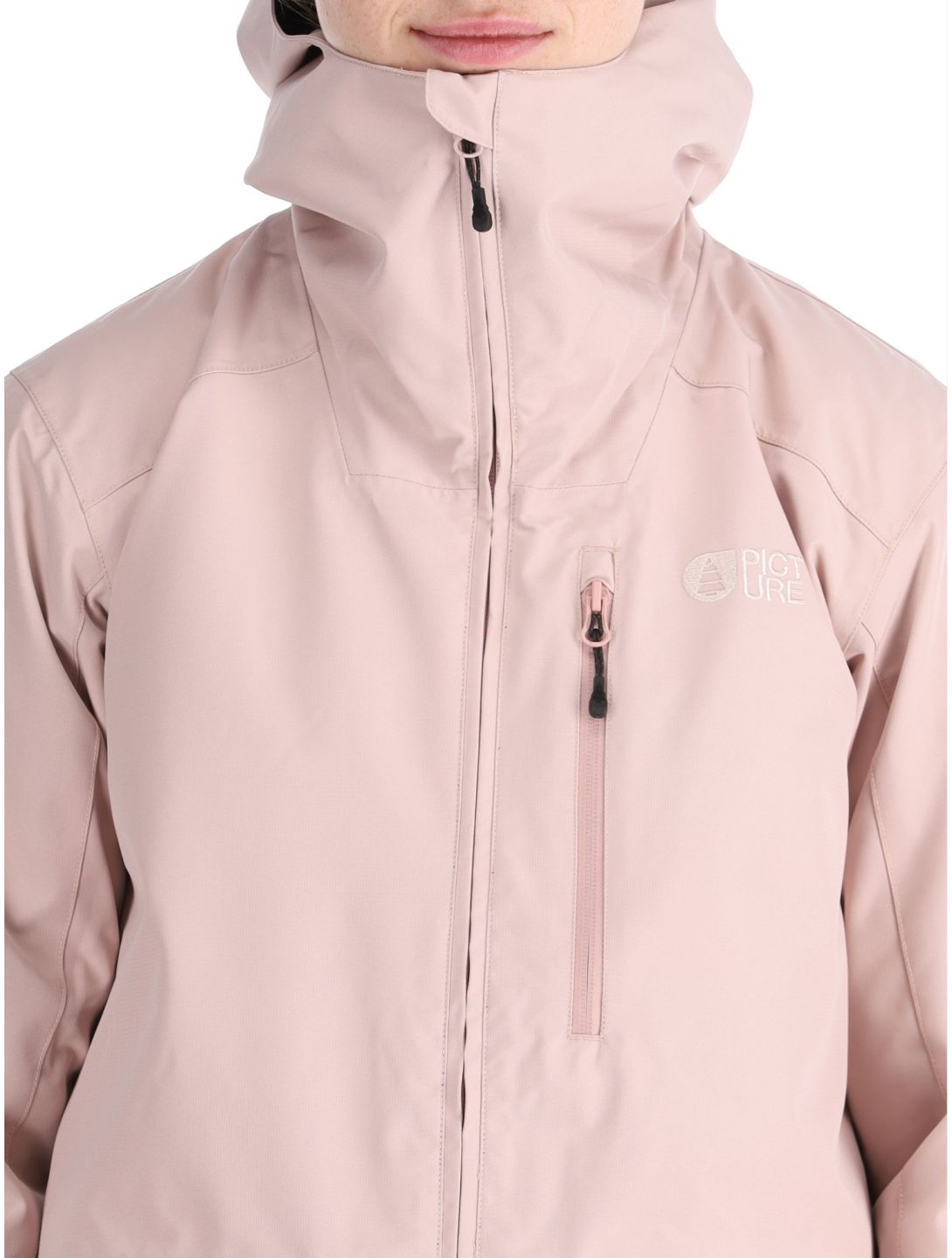 Picture, Glawi chaqueta de esquí mujeres Shadow Gray rosa 