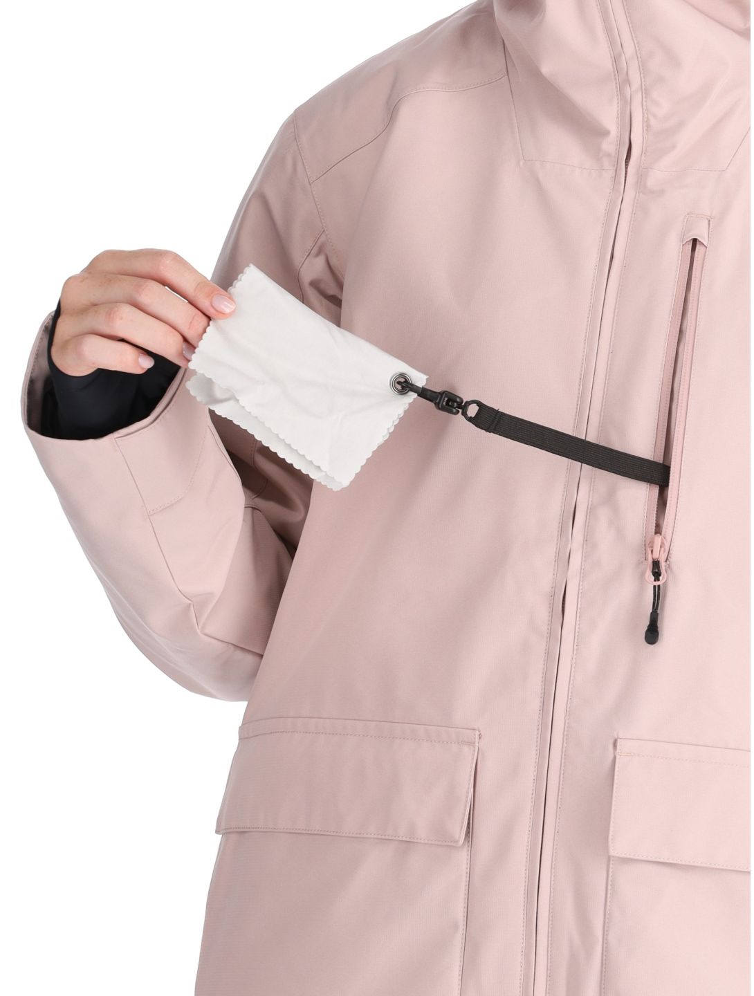 Picture, Glawi chaqueta de esquí mujeres Shadow Gray rosa 