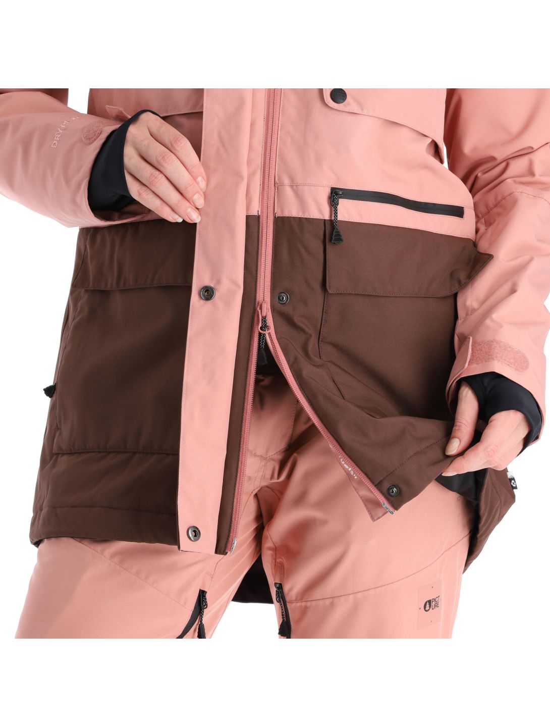 Picture, Glawi Jkt chaqueta de esquí mujeres ash rosa 