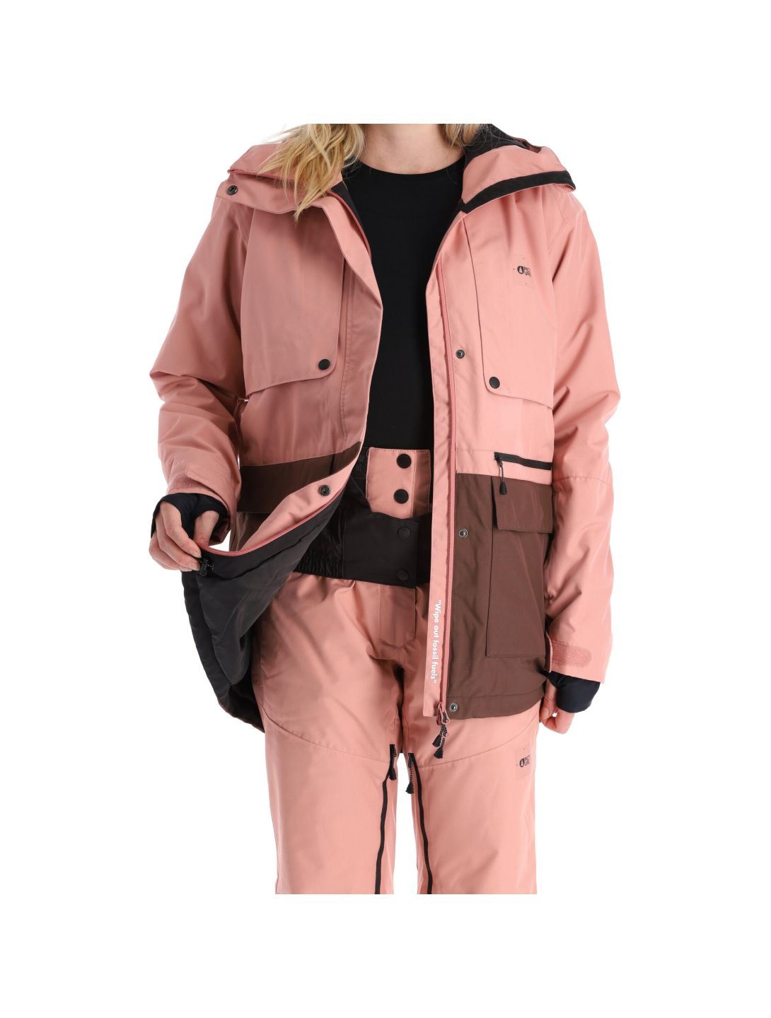 Picture, Glawi Jkt chaqueta de esquí mujeres ash rosa 