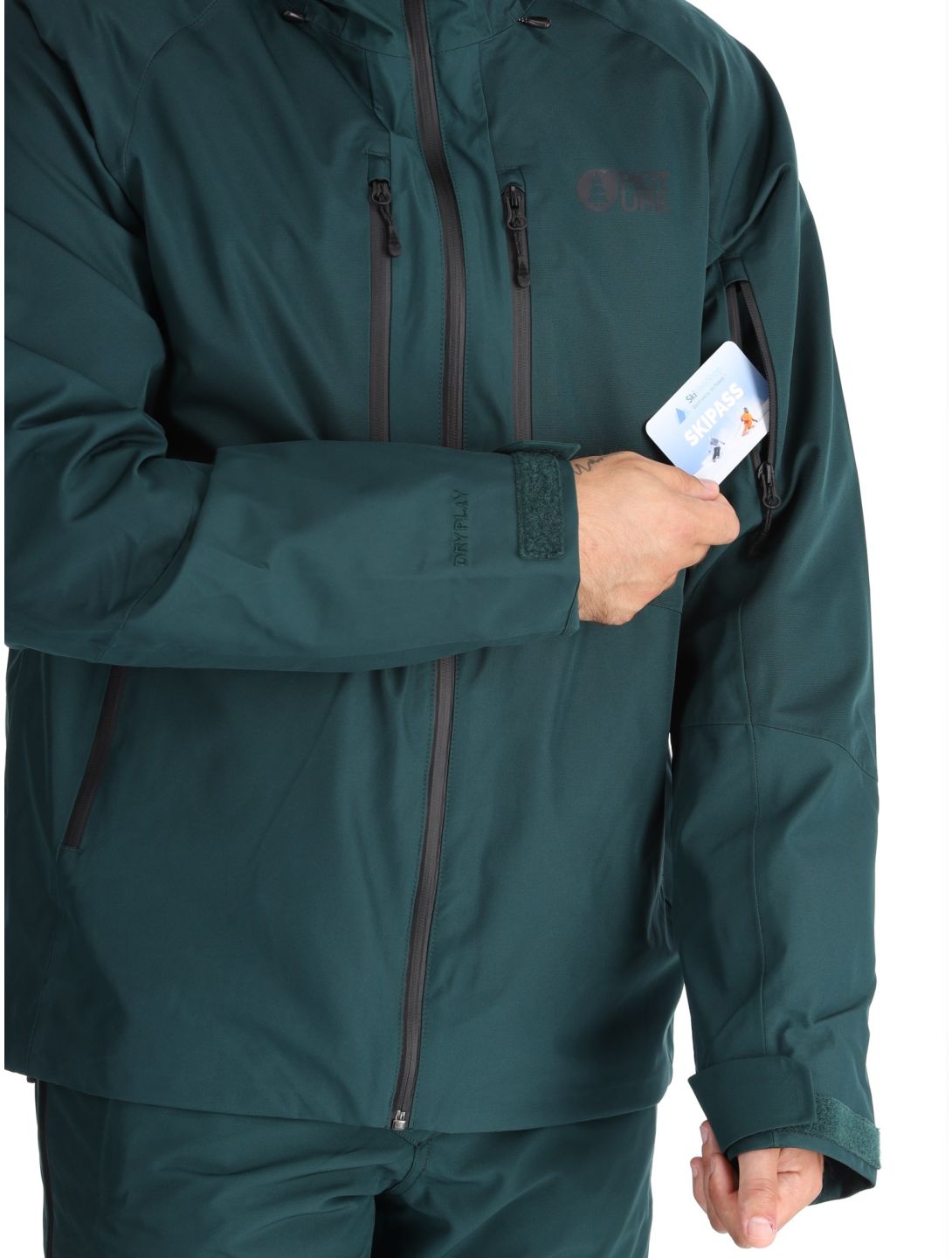 Picture, Goods chaqueta de esquí hombres Ponderosa Pine verde 