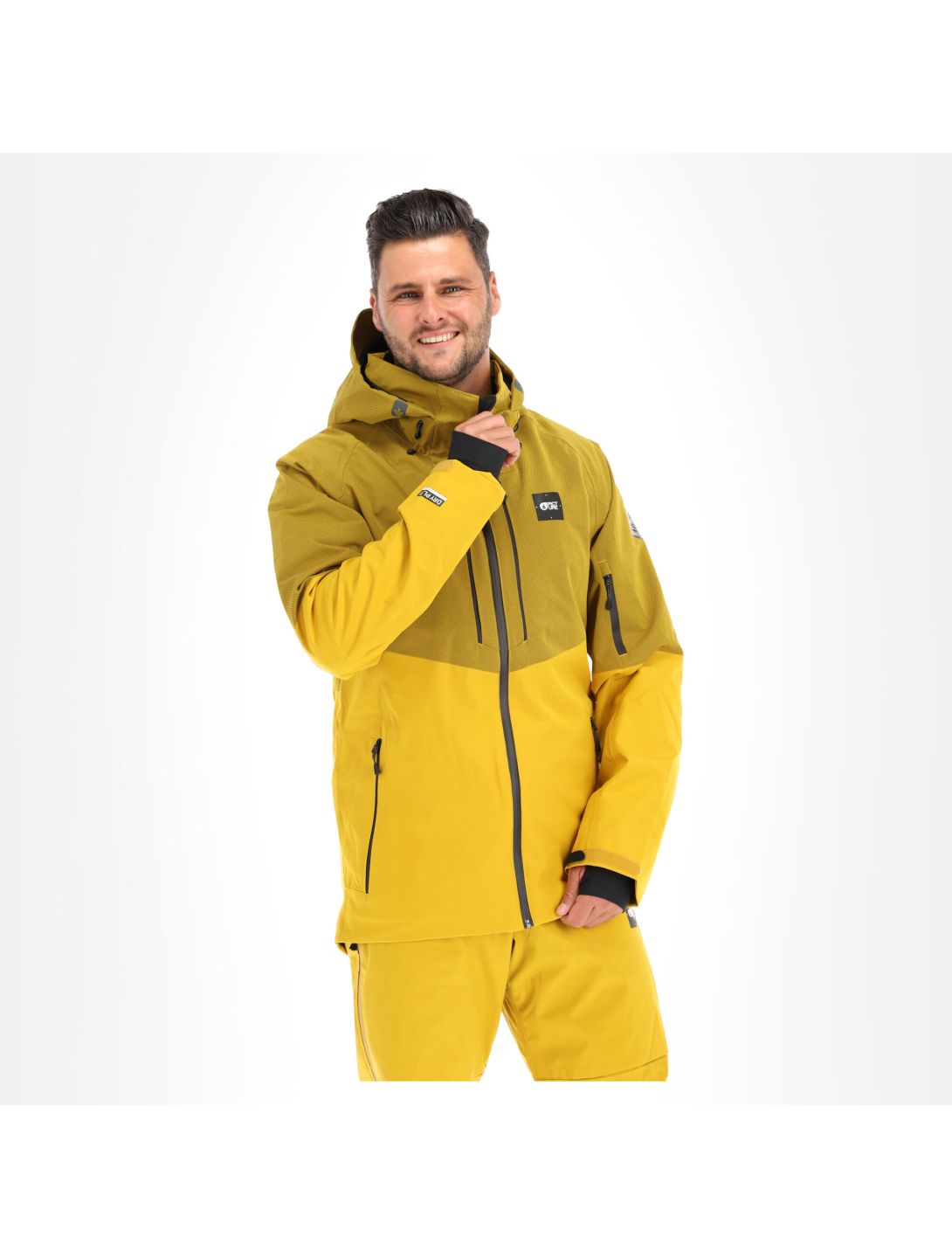 Picture, Goods Jkt chaqueta de esquí hombres safran amarillo