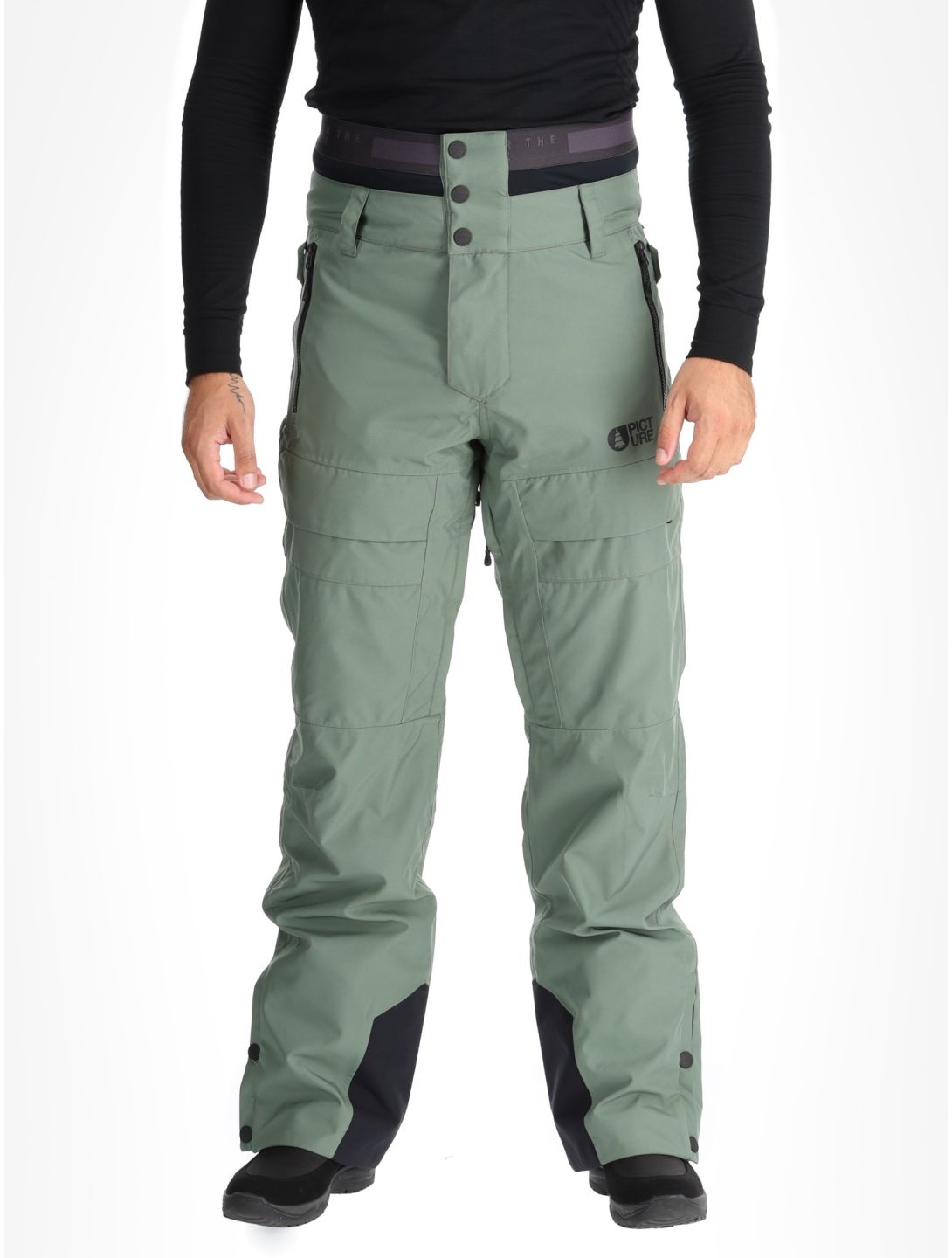 Picture, Impact pantalones de esquí hombres Laurel Wreath verde 