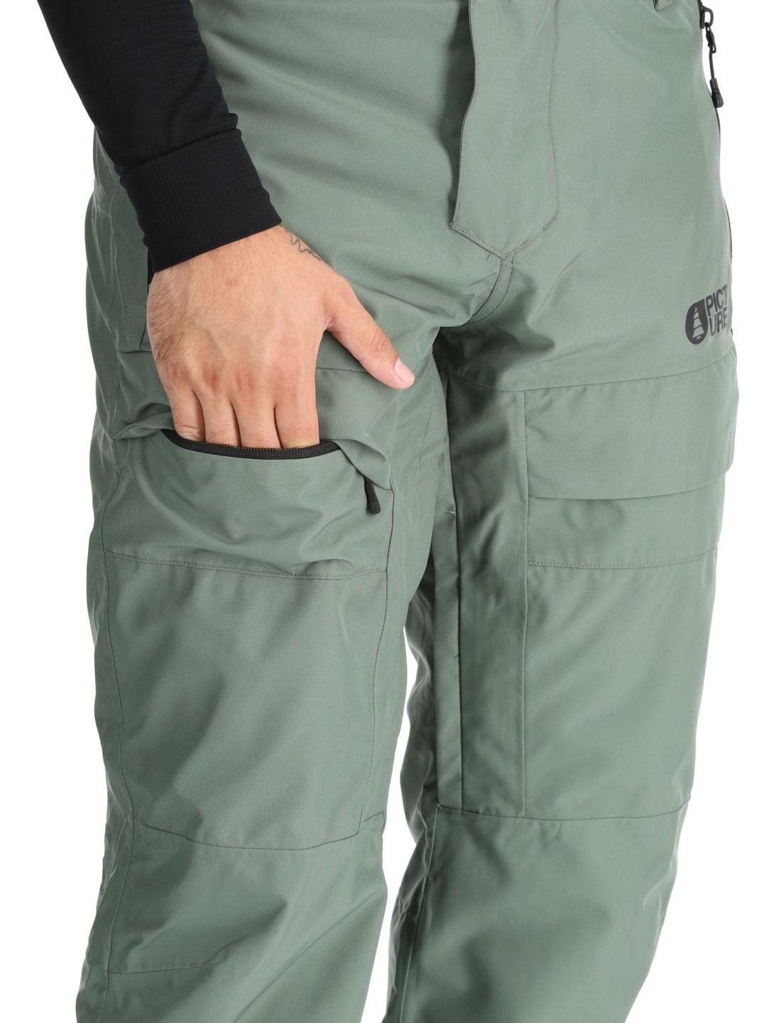 Picture, Impact pantalones de esquí hombres Laurel Wreath verde 