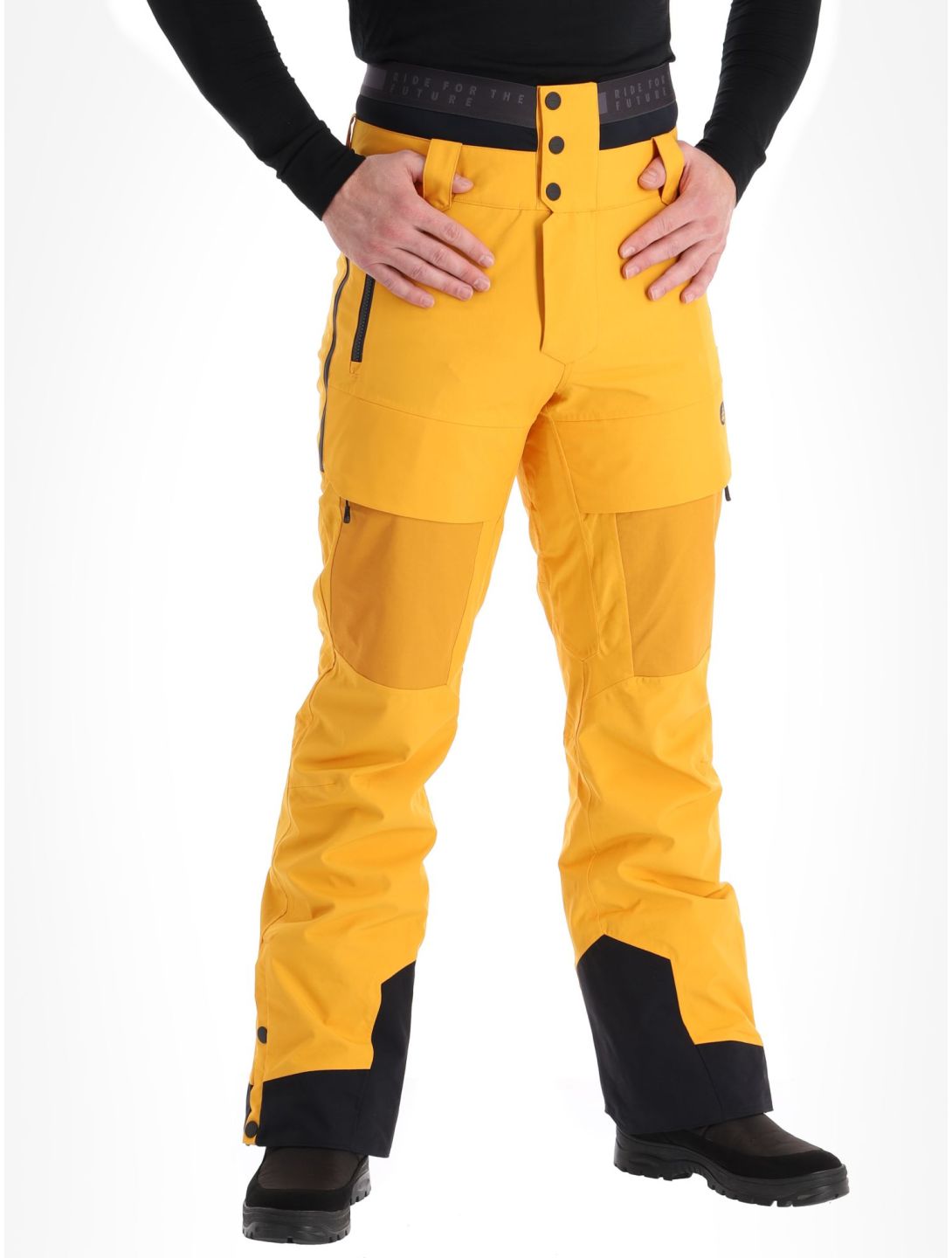 Picture, Impact pantalones de esquí hombres Autumn Blaze amarillo 