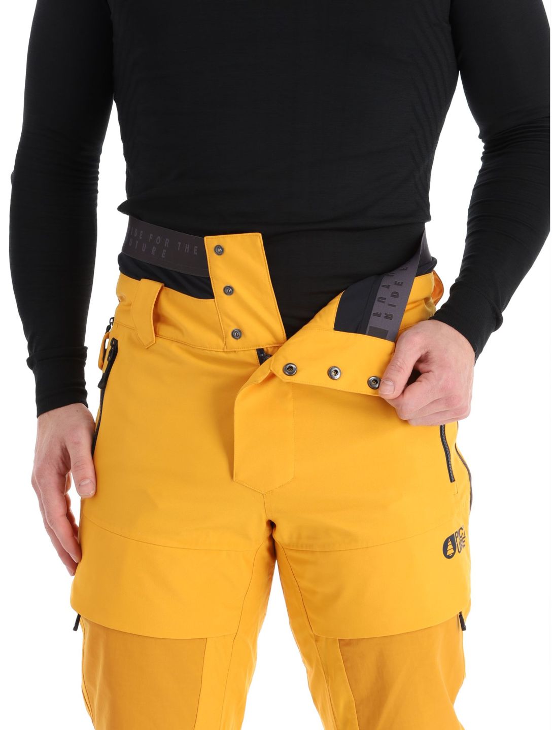 Picture, Impact pantalones de esquí hombres Autumn Blaze amarillo 