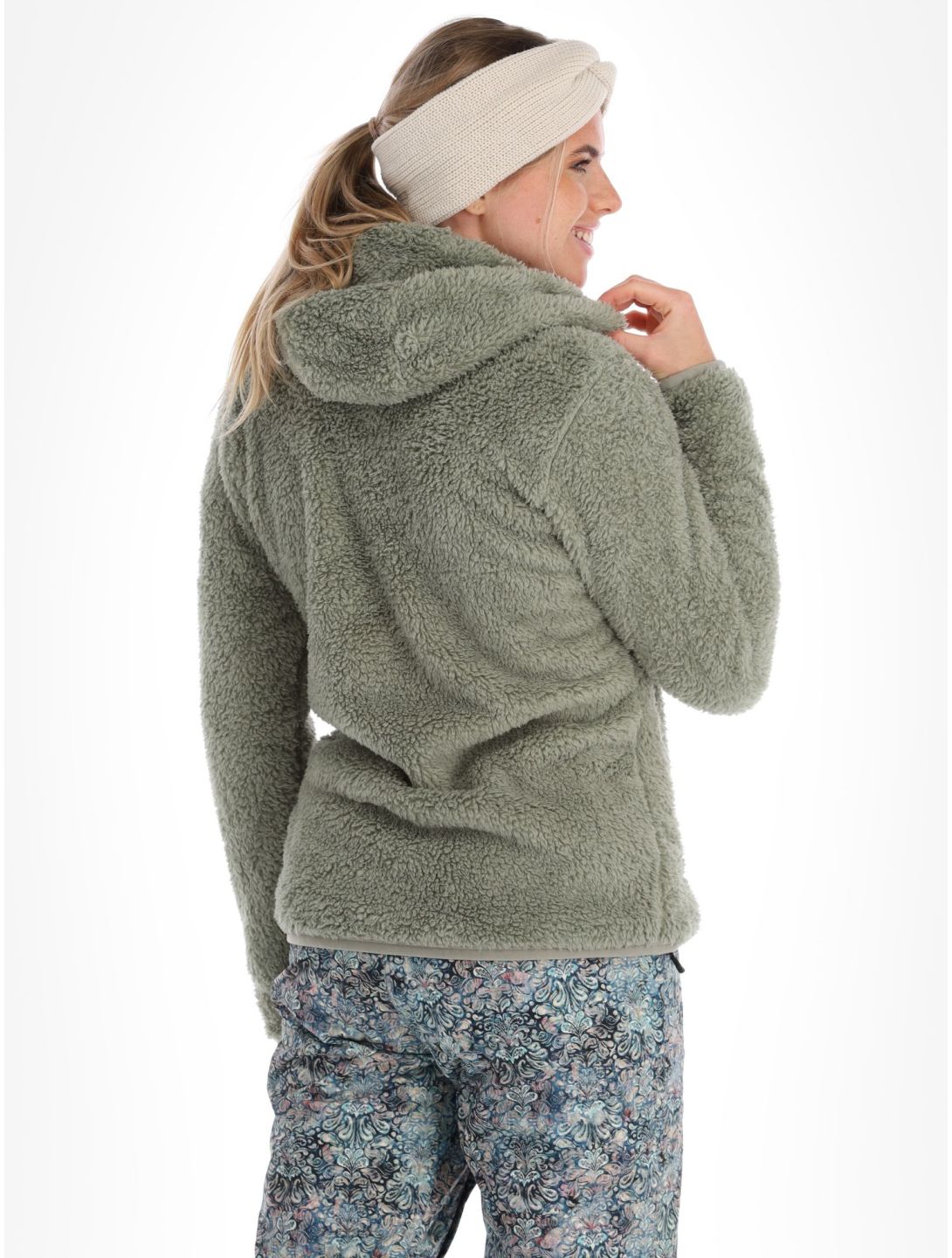 Picture, Izimo Fz Fleece chaleco mujeres Shadow verde 