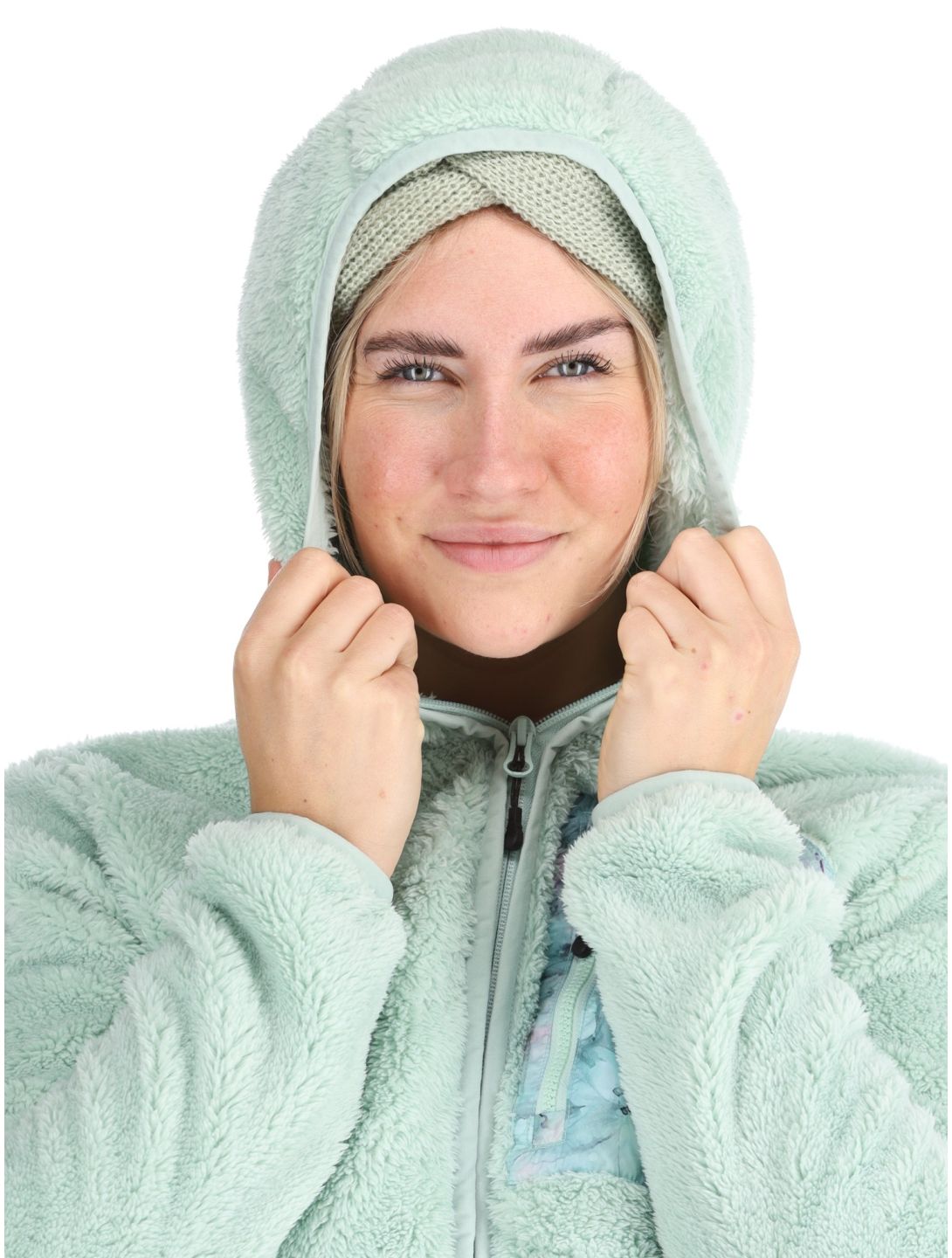 Picture, Izimo Fz Fleece chaleco mujeres Silt Green verde 