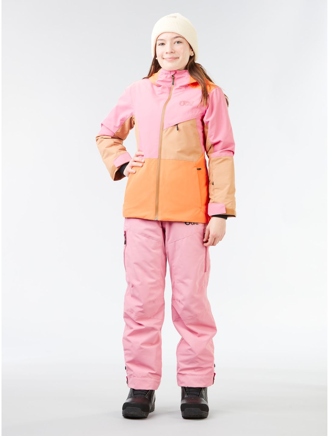 Picture, Kamelya chaqueta de esquí niños Cashmere Rose beige, naranja, rosa 