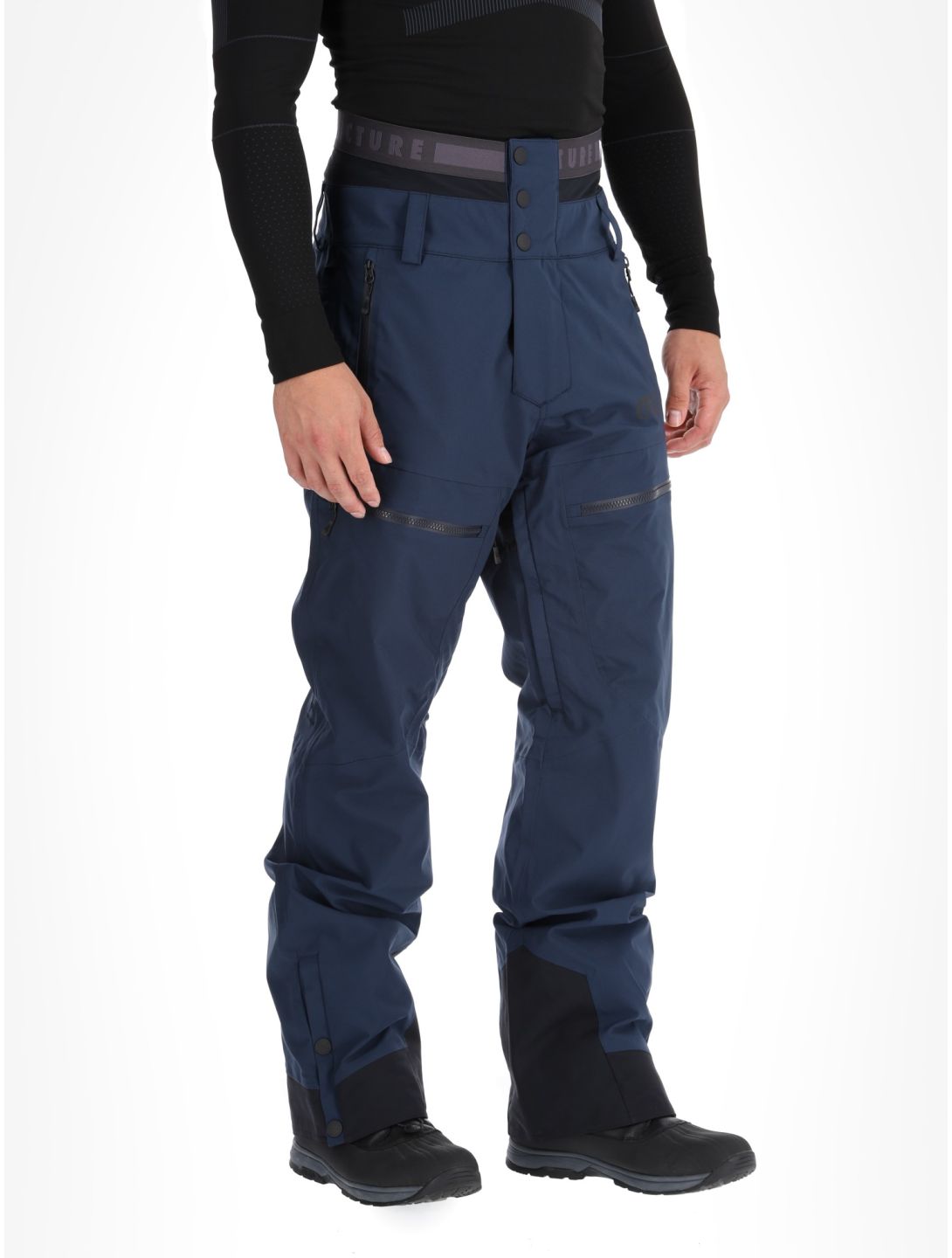 Picture, Naikoon pantalones de esquí hombres Dark Blue azul 