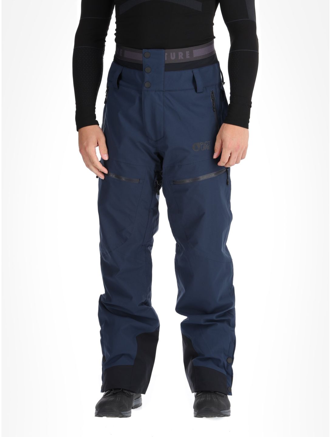 Picture, Naikoon pantalones de esquí hombres Dark Blue azul 