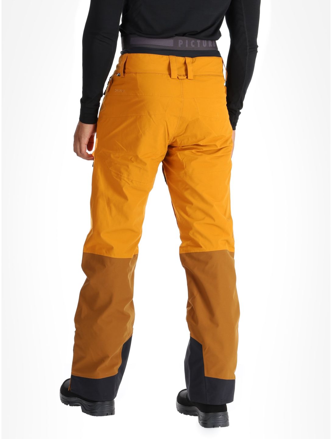 Picture, Naikoon pantalones de esquí hombres Honey Carrot Chocolat marrón, naranja 