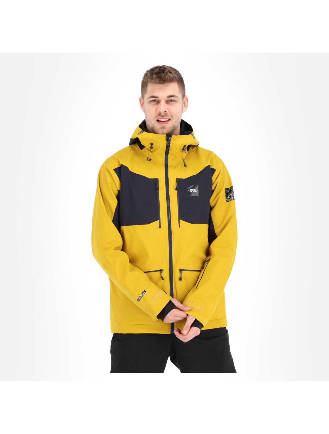 Picture, Naikoon Jkt chaqueta de esquí hombres safran amarillo 