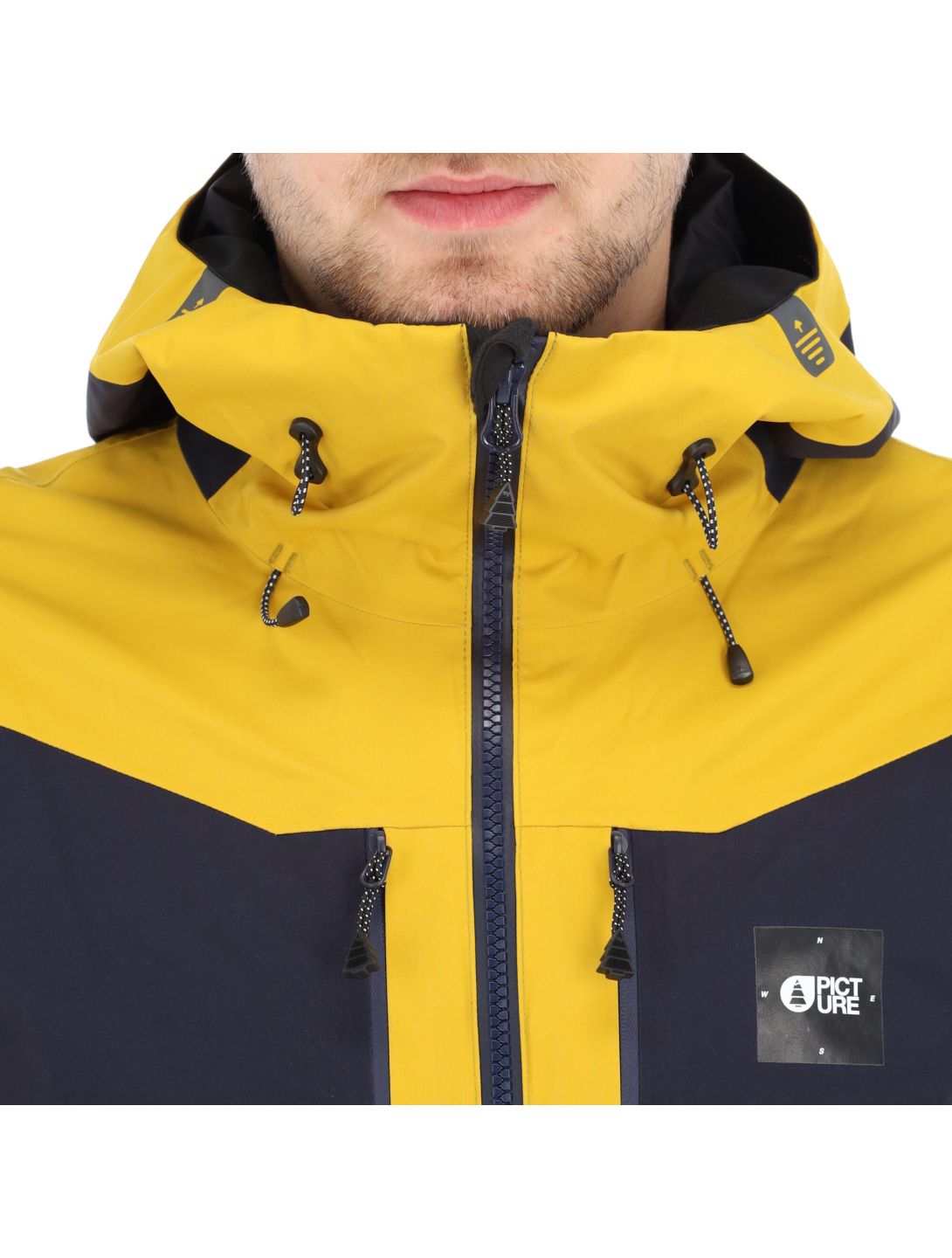 Picture, Naikoon Jkt chaqueta de esquí hombres safran amarillo 