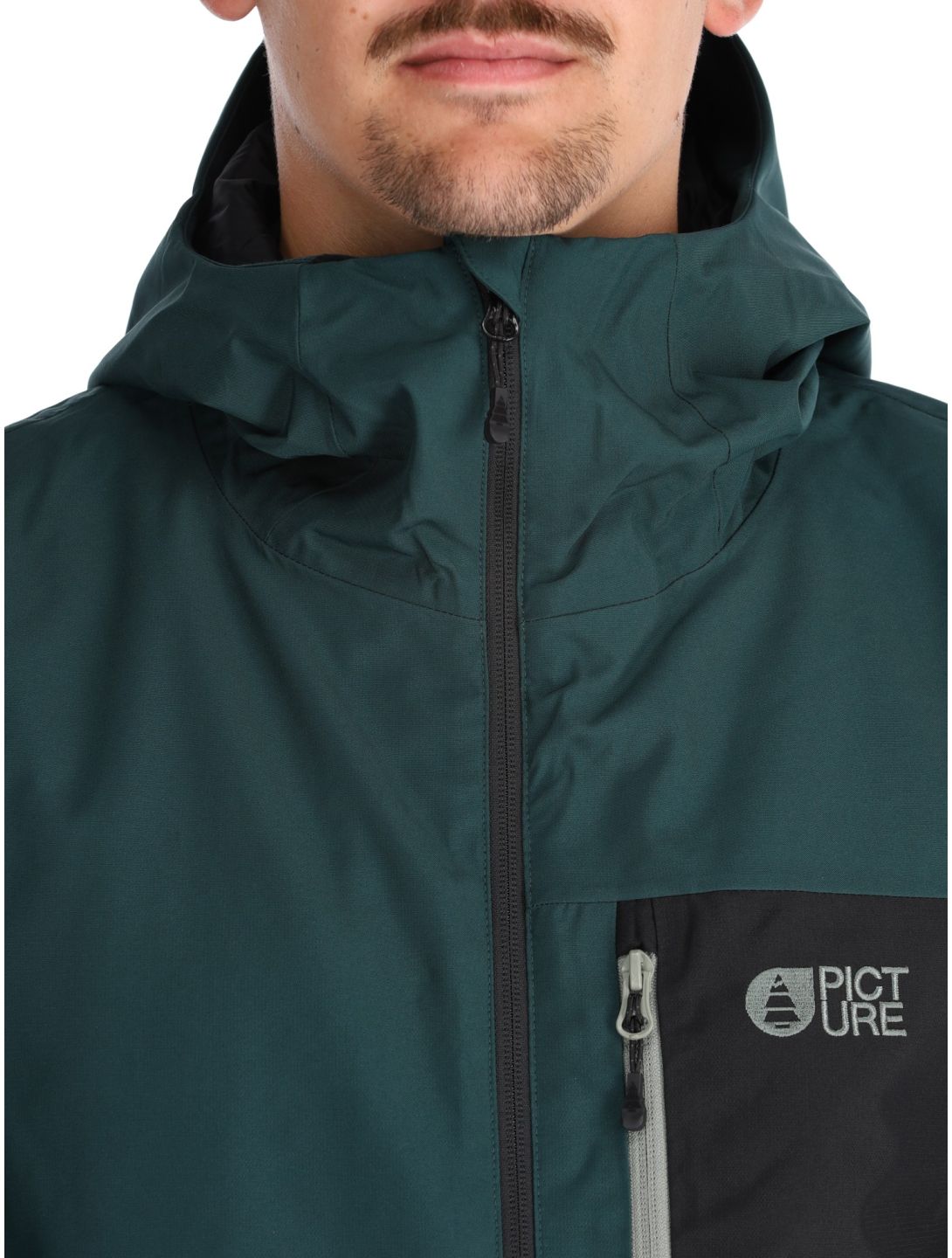 Picture, Nitric chaqueta de esquí hombres Ponderosa Pine verde 