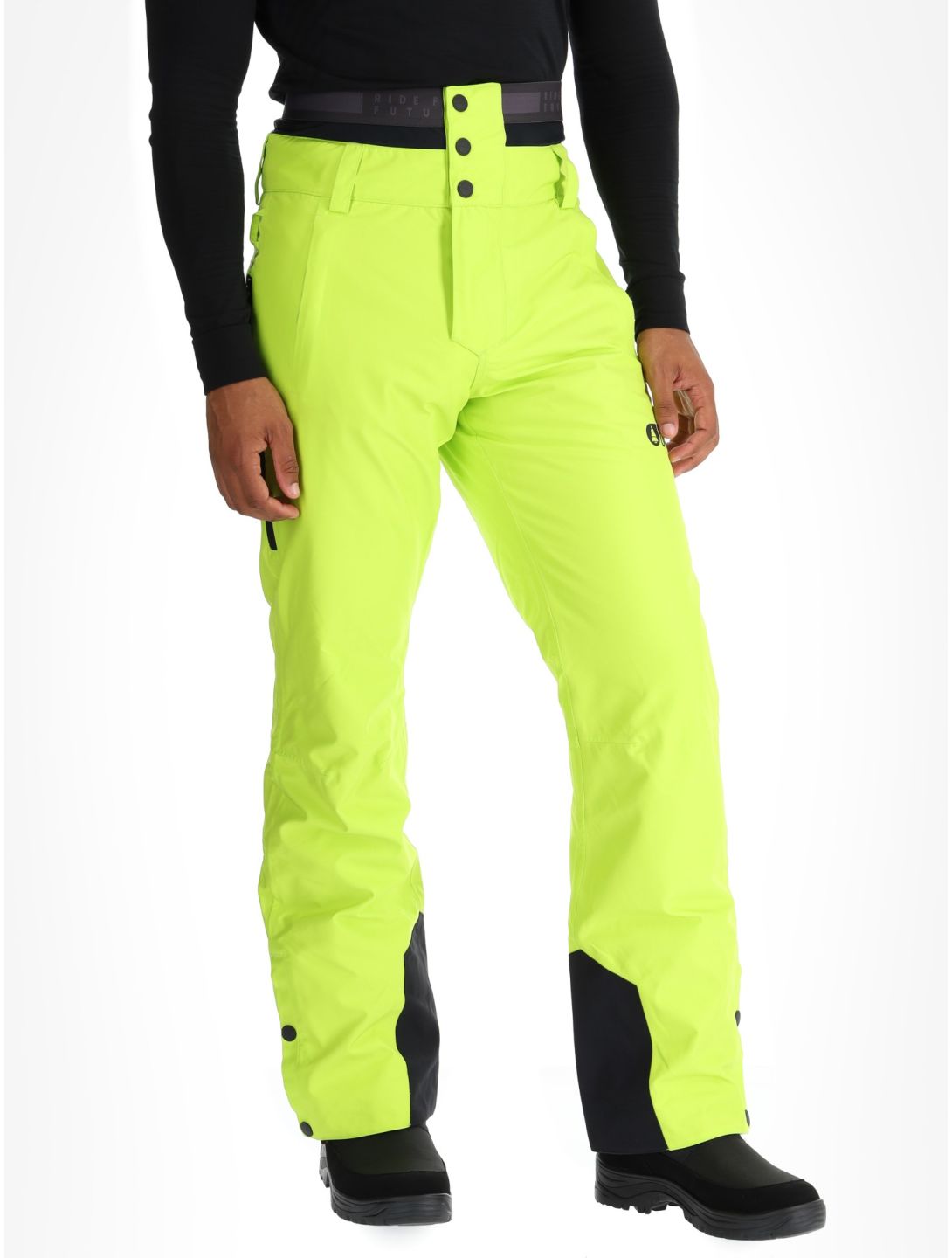 Picture, Object pantalones de esquí hombres Acid Lime amarillo 