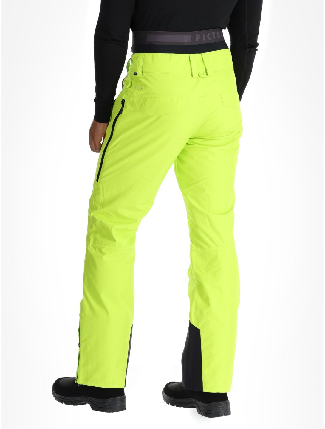 Picture, Object pantalones de esquí hombres Acid Lime amarillo 