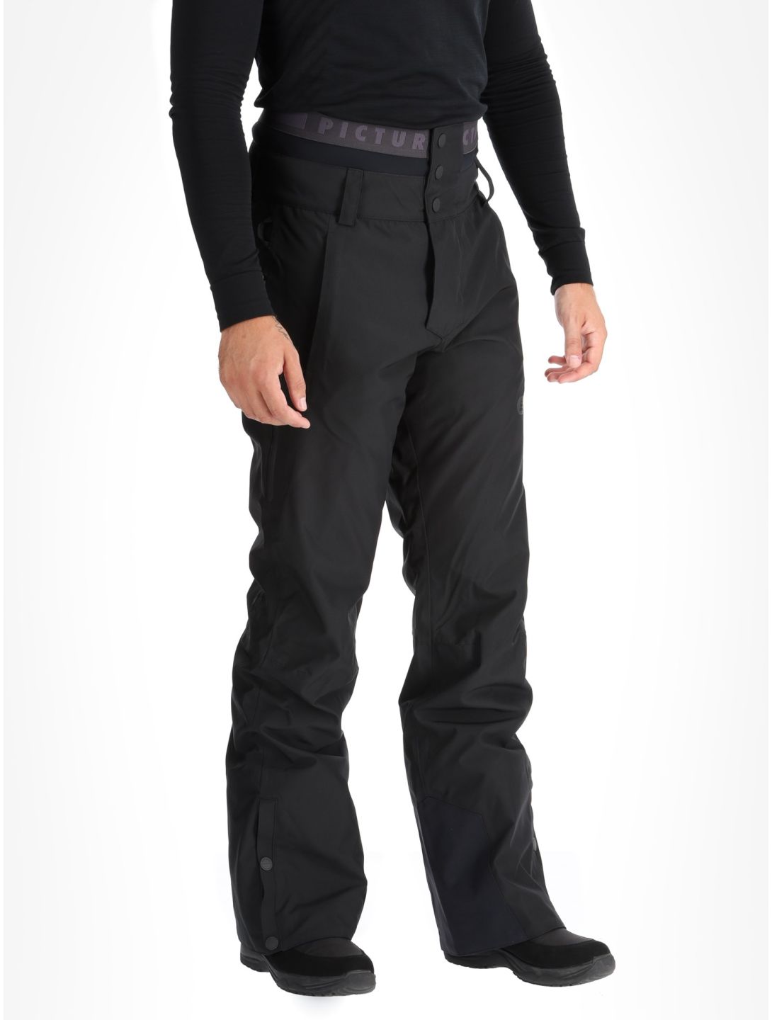 Picture, Object pantalones de esquí hombres Black negro 