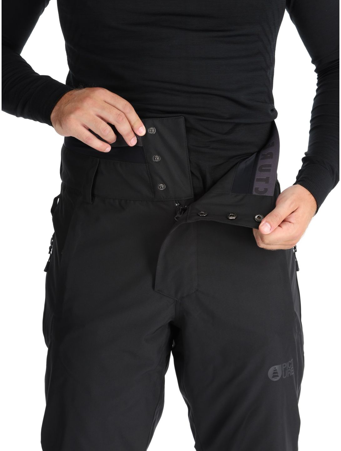 Picture, Object pantalones de esquí hombres Black negro 