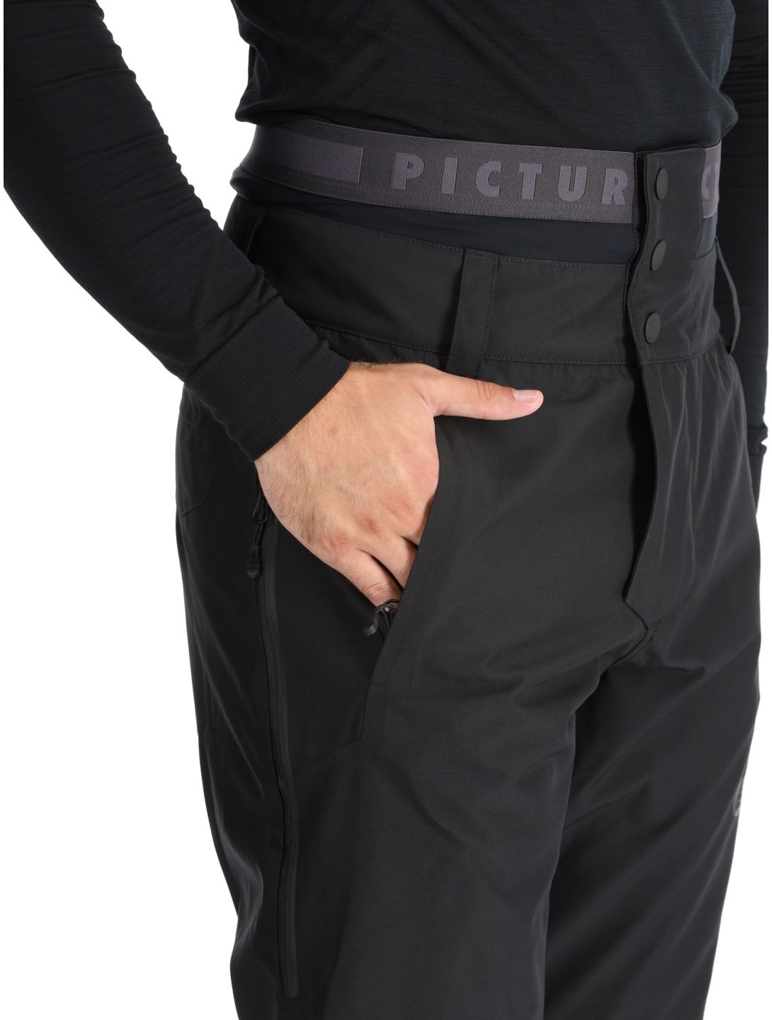 Picture, Object pantalones de esquí hombres Black negro 