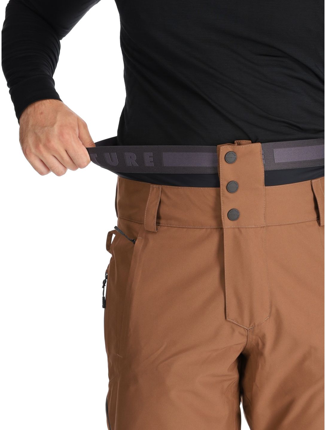 Picture, Object pantalones de esquí hombres Cocoa Brown marrón 