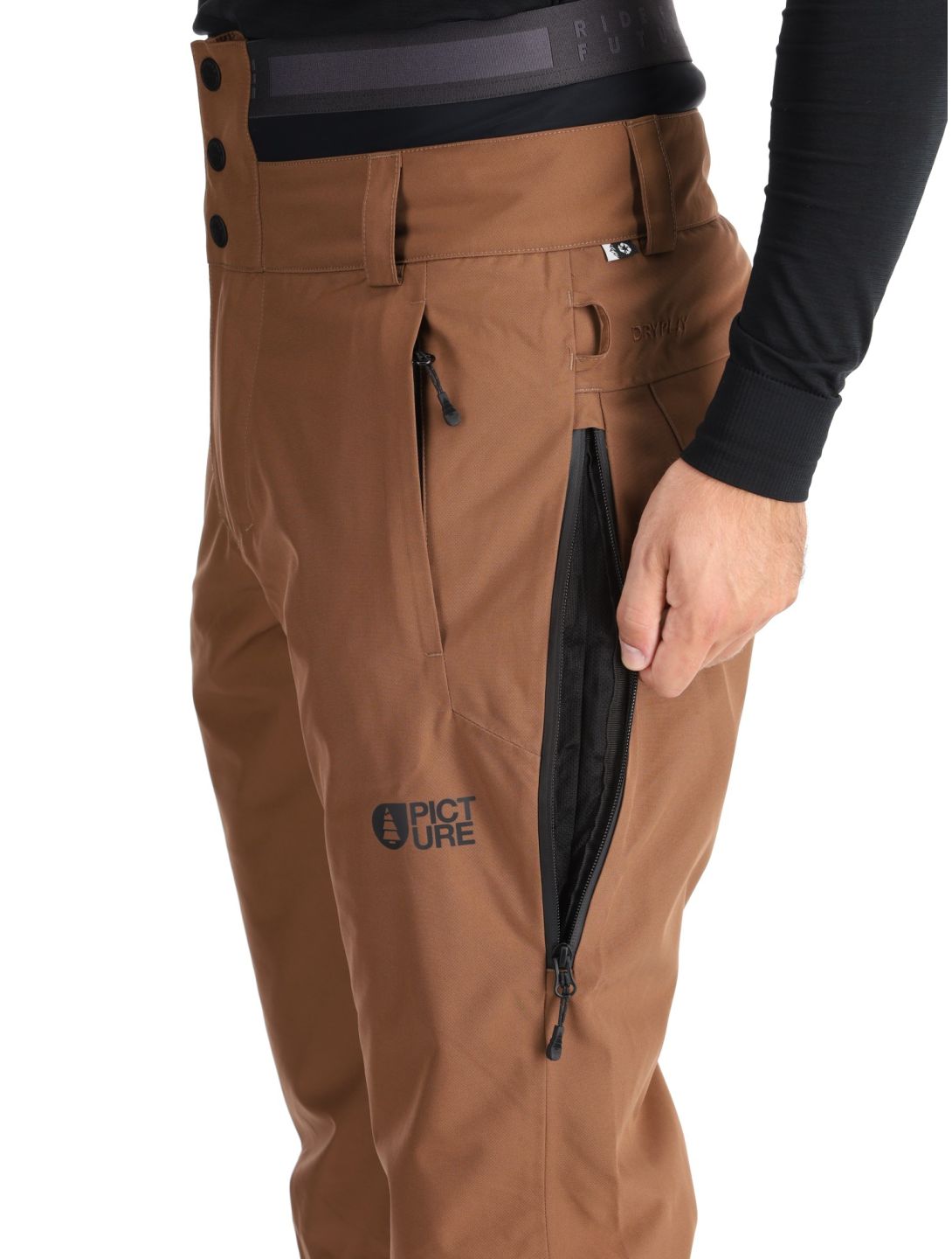 Picture, Object pantalones de esquí hombres Cocoa Brown marrón 