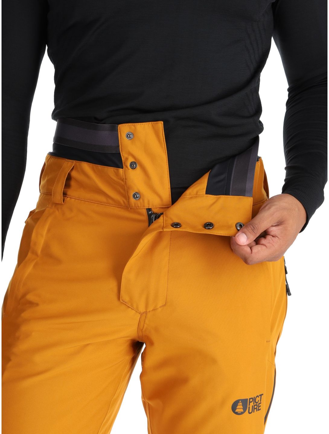 Picture, Object pantalones de esquí hombres Honey marrón 