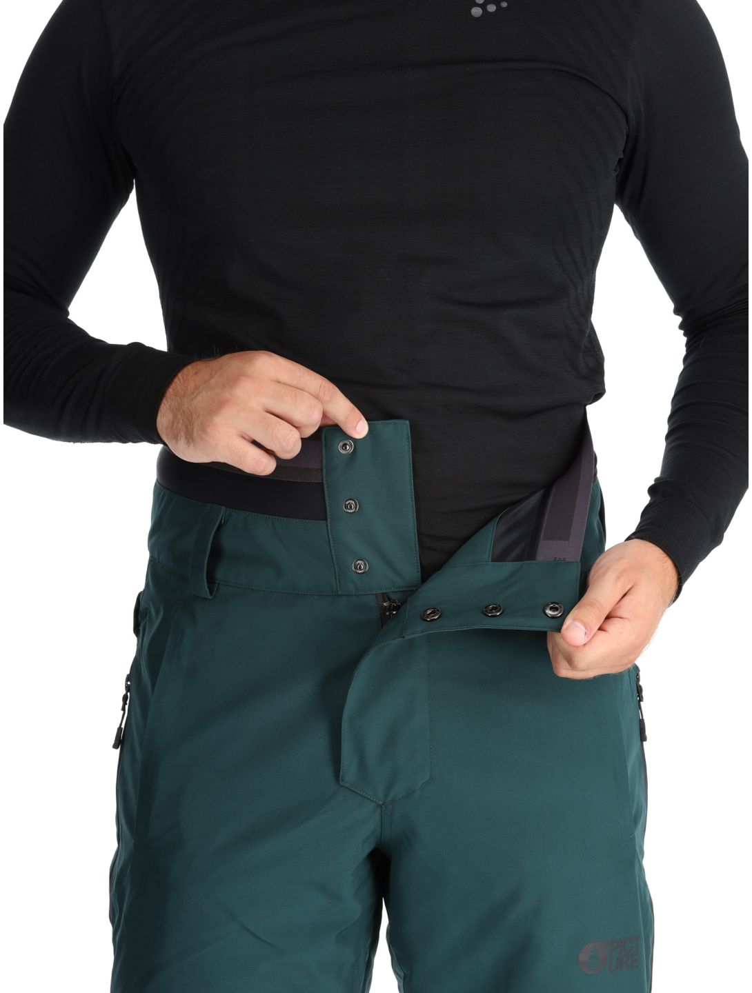 Picture, Object pantalones de esquí hombres Ponderosa Pine verde 